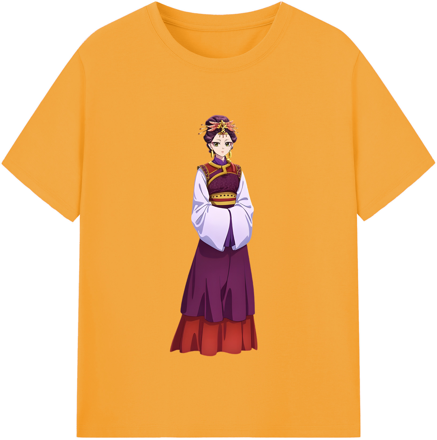 （画像用） 薬屋のひとりごと The Apothecary Diaries レディースカジュアルプリントTシャツ（綿100％）