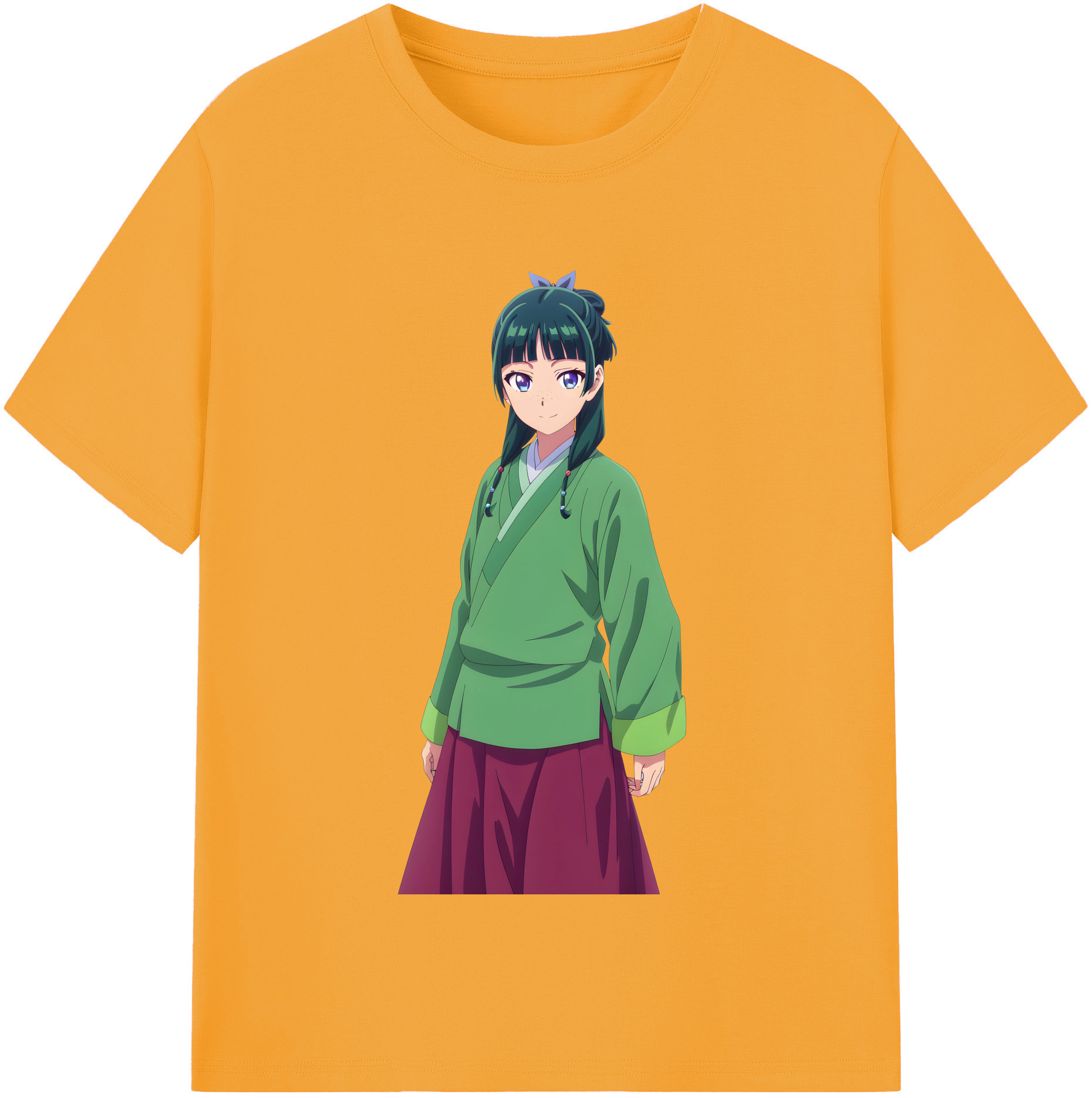 （画像用） 薬屋のひとりごと The Apothecary Diaries レディースカジュアルプリントTシャツ（綿100％）
