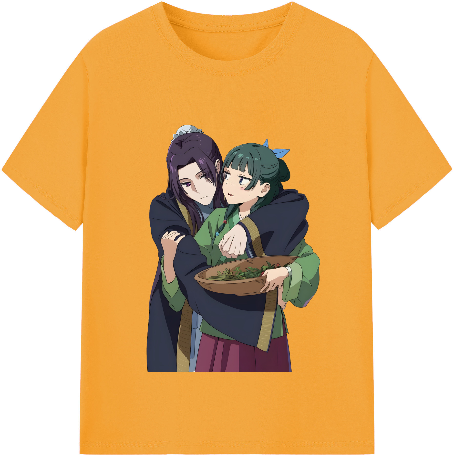 （画像用） 薬屋のひとりごと The Apothecary Diaries レディースカジュアルプリントTシャツ（綿100％）