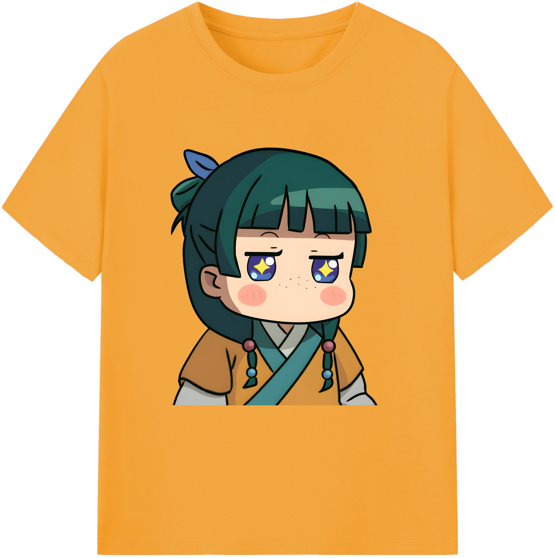 （画像用） 薬屋のひとりごと The Apothecary Diaries レディースカジュアルプリントTシャツ（綿100％）