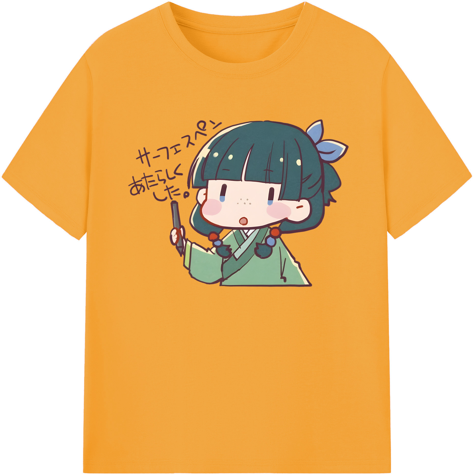 （画像用） 薬屋のひとりごと The Apothecary Diaries レディースカジュアルプリントTシャツ（綿100％）