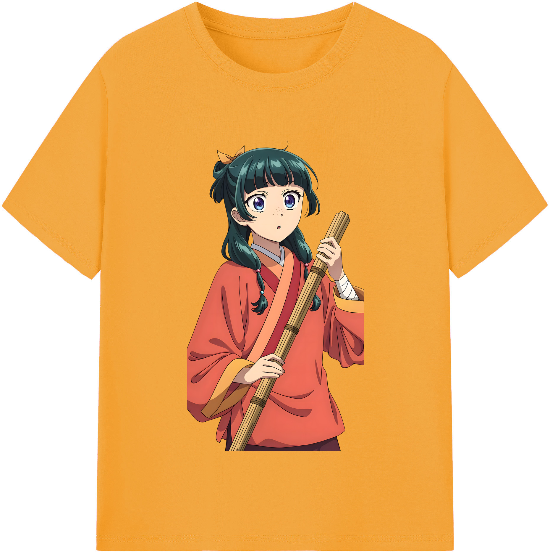 （画像用） 薬屋のひとりごと The Apothecary Diaries レディースカジュアルプリントTシャツ（綿100％）
