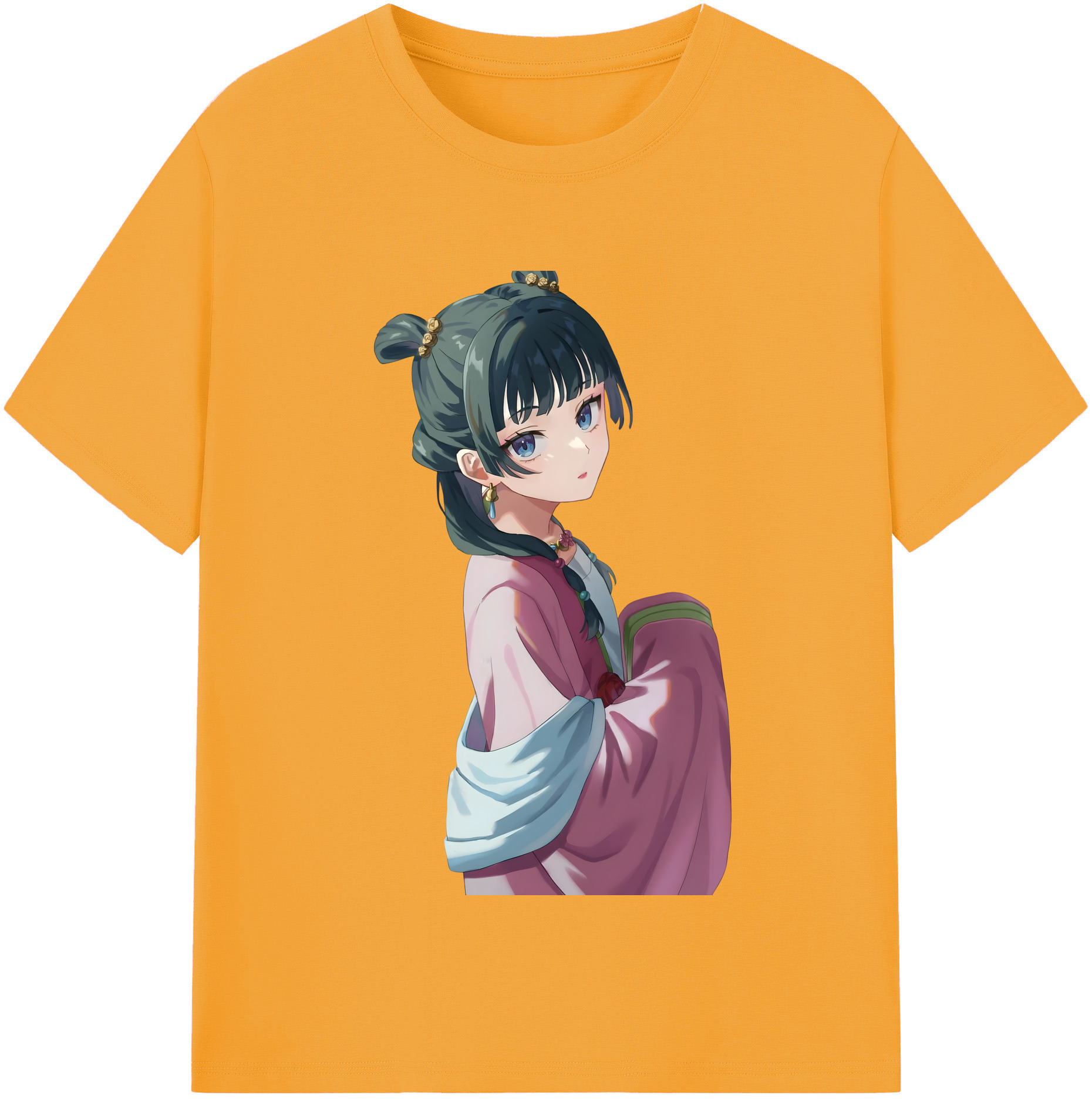 （画像用） 薬屋のひとりごと The Apothecary Diaries レディースカジュアルプリントTシャツ（綿100％）