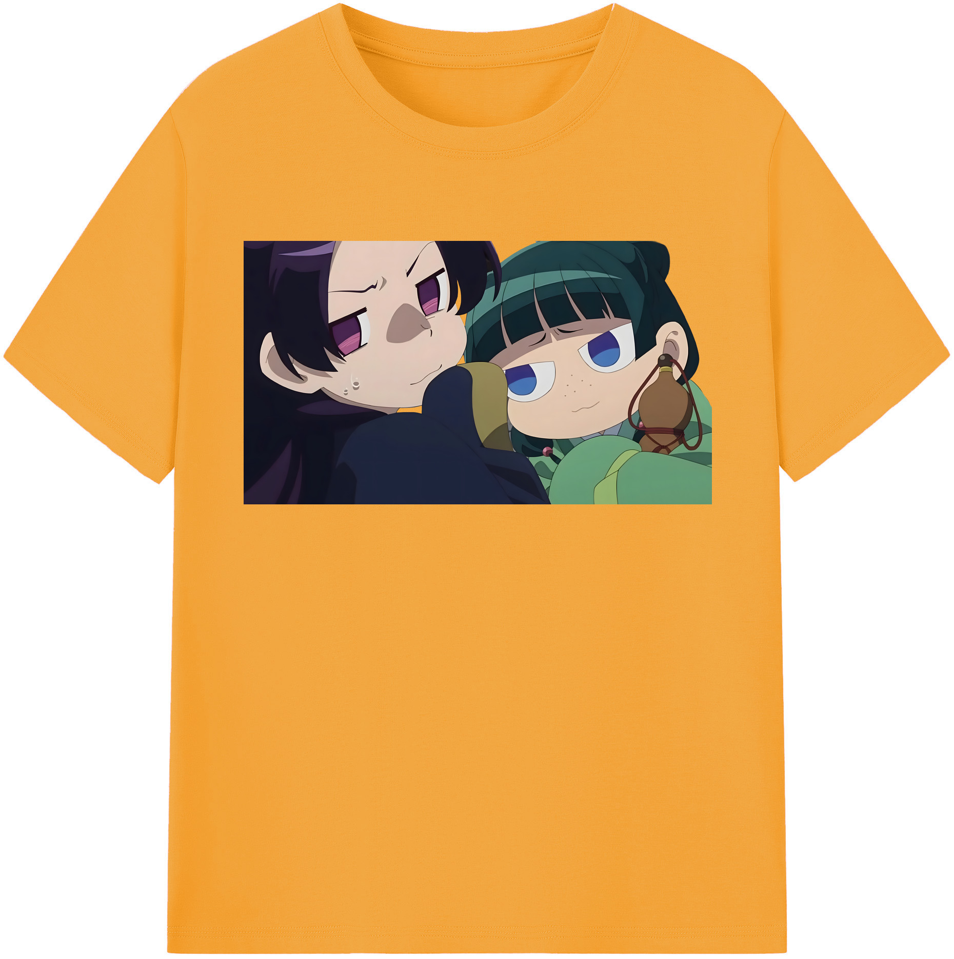 （画像用） 薬屋のひとりごと The Apothecary Diaries レディースカジュアルプリントTシャツ（綿100％）