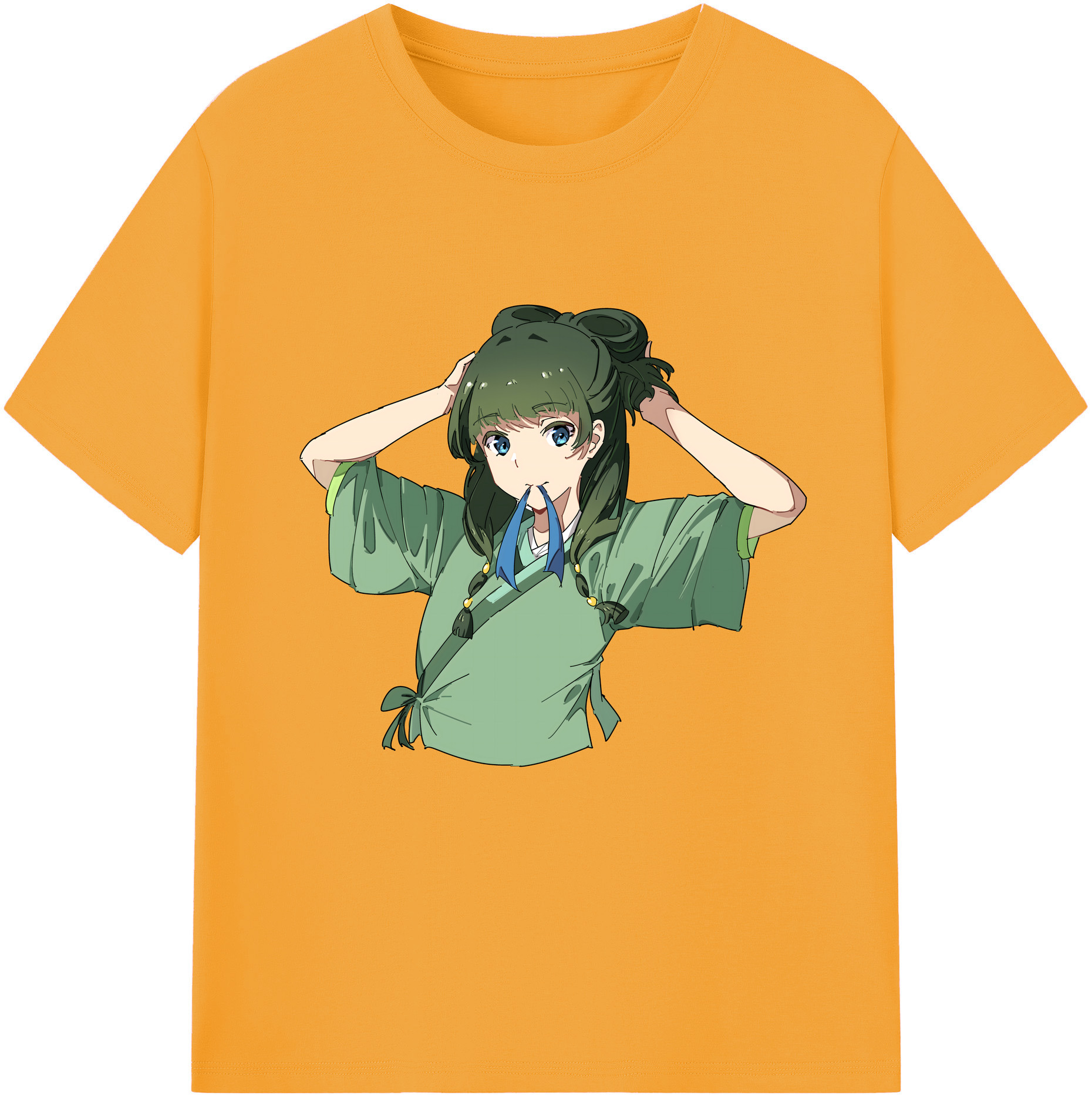 （画像用） 薬屋のひとりごと The Apothecary Diaries レディースカジュアルプリントTシャツ（綿100％）