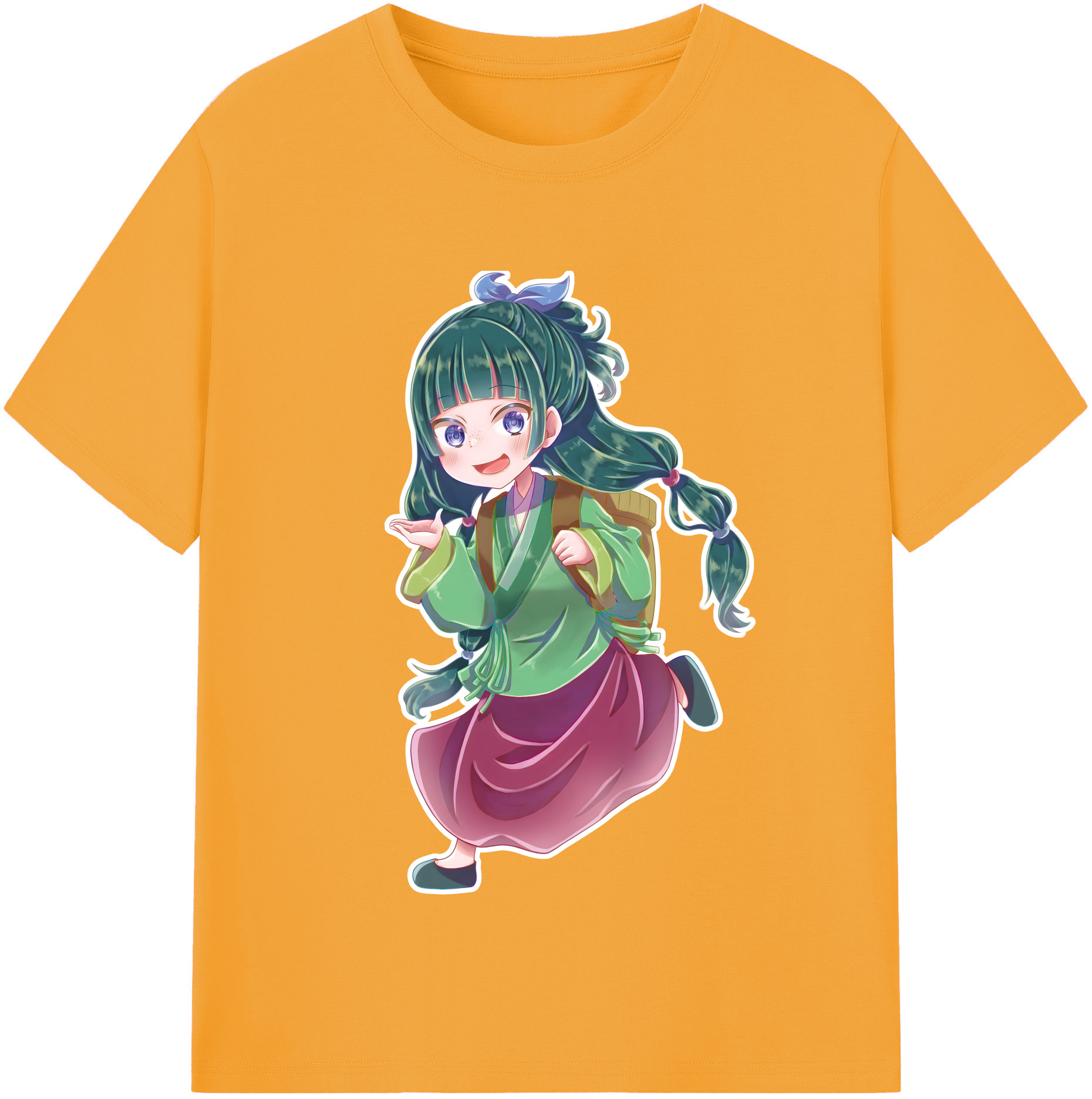 （画像用） 薬屋のひとりごと The Apothecary Diaries レディースカジュアルプリントTシャツ（綿100％）