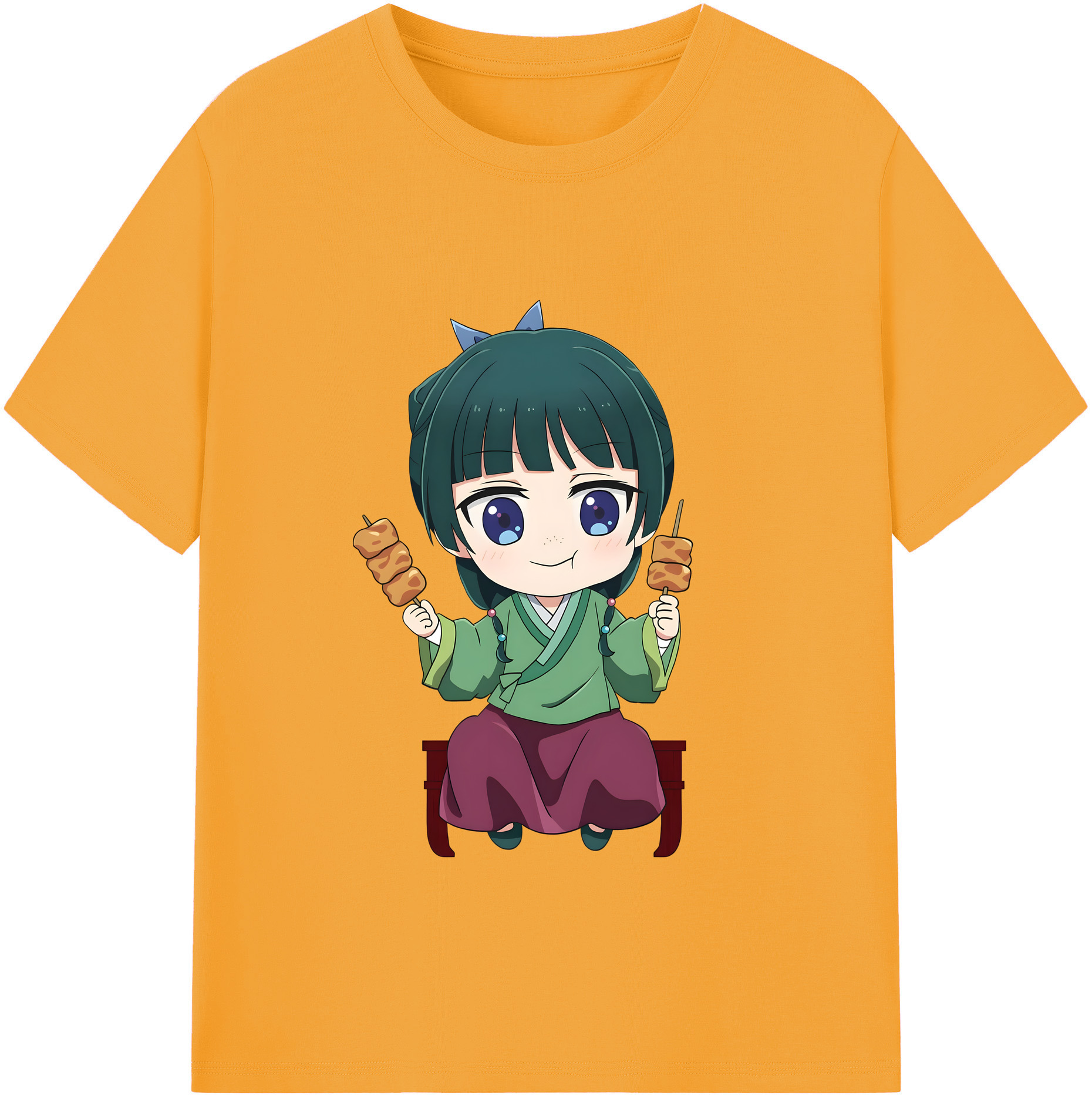 （画像用） 薬屋のひとりごと The Apothecary Diaries レディースカジュアルプリントTシャツ（綿100％）