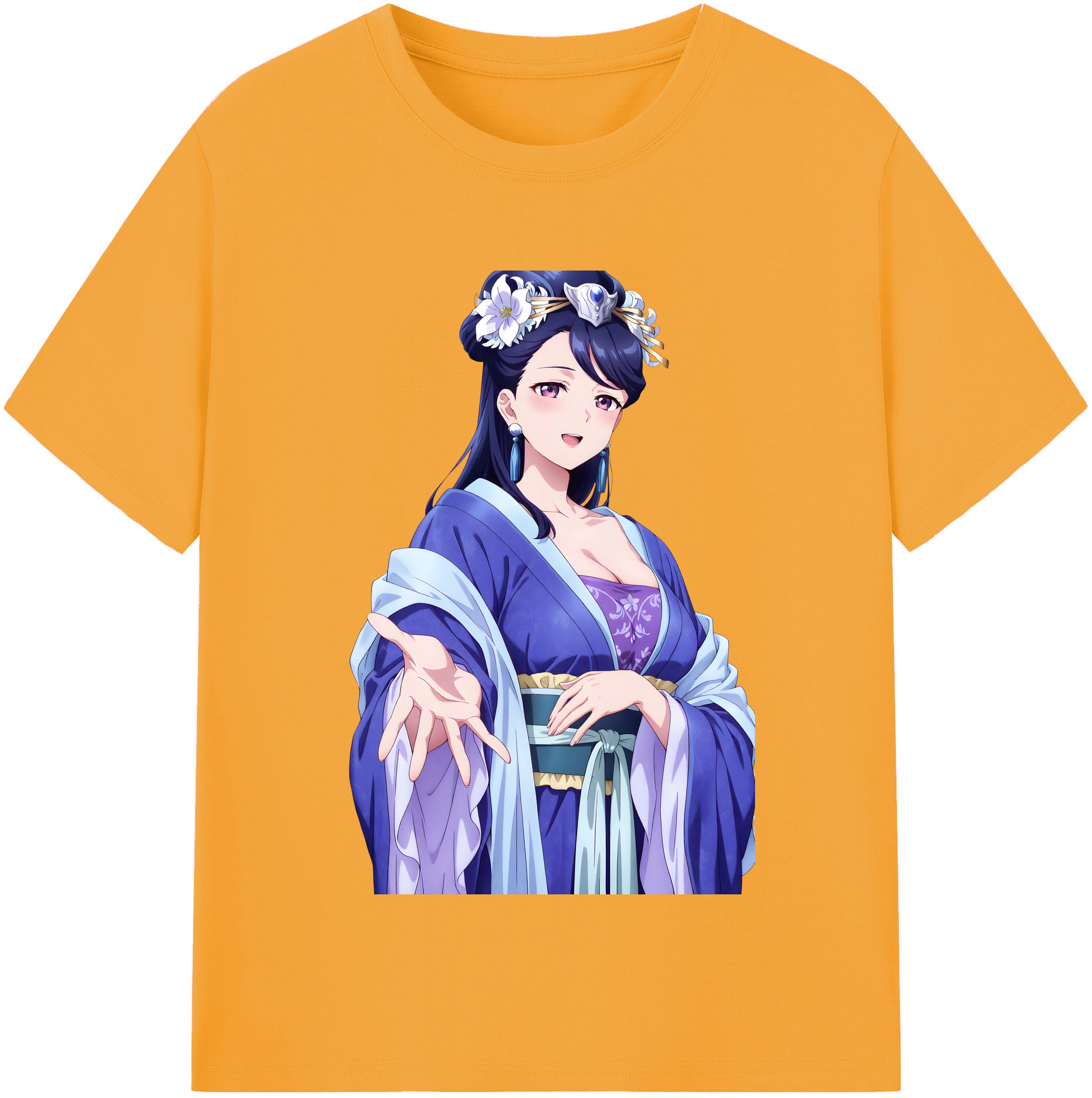 （画像用） 薬屋のひとりごと The Apothecary Diaries レディースカジュアルプリントTシャツ（綿100％）