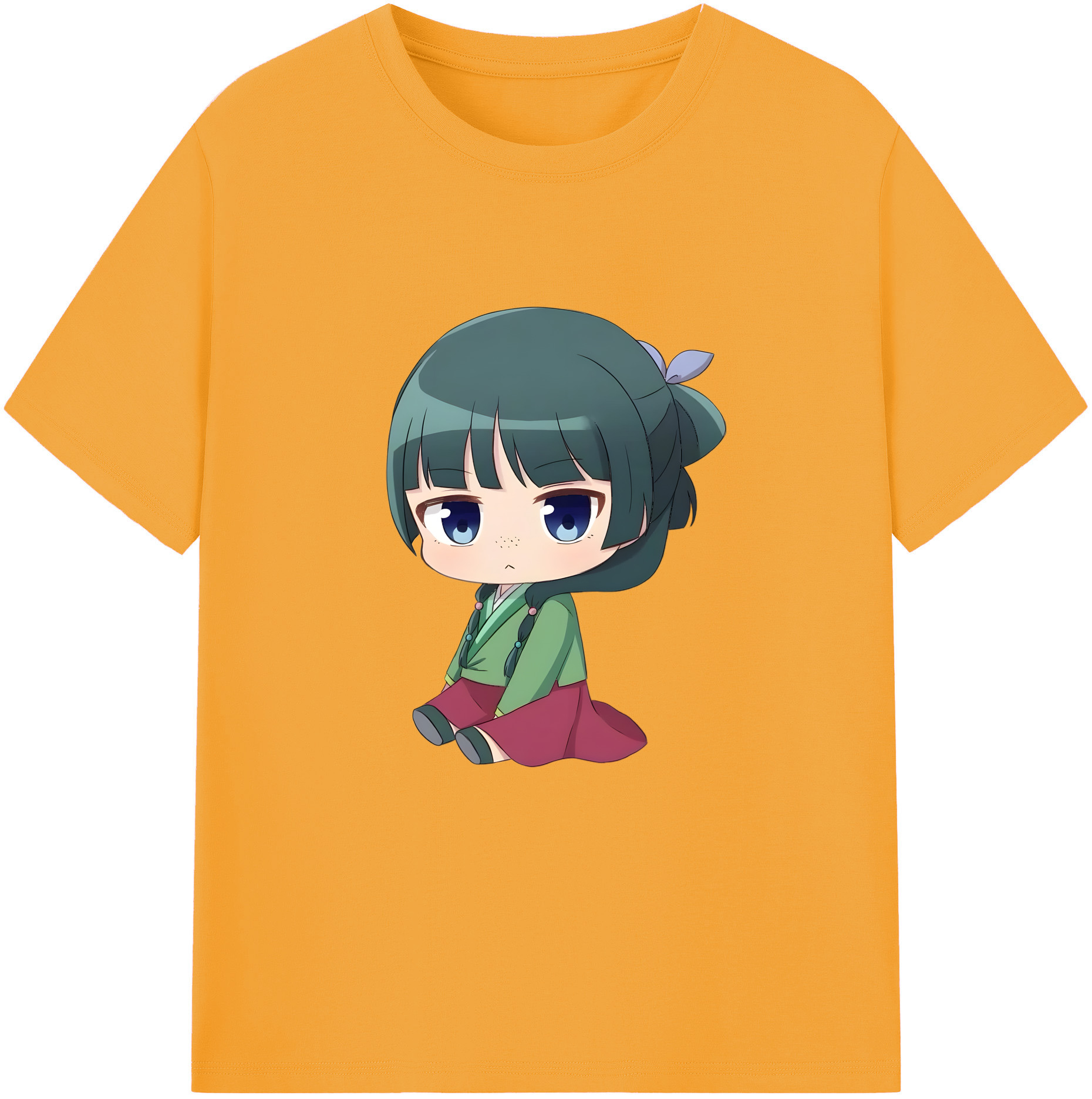 （画像用） 薬屋のひとりごと The Apothecary Diaries レディースカジュアルプリントTシャツ（綿100％）