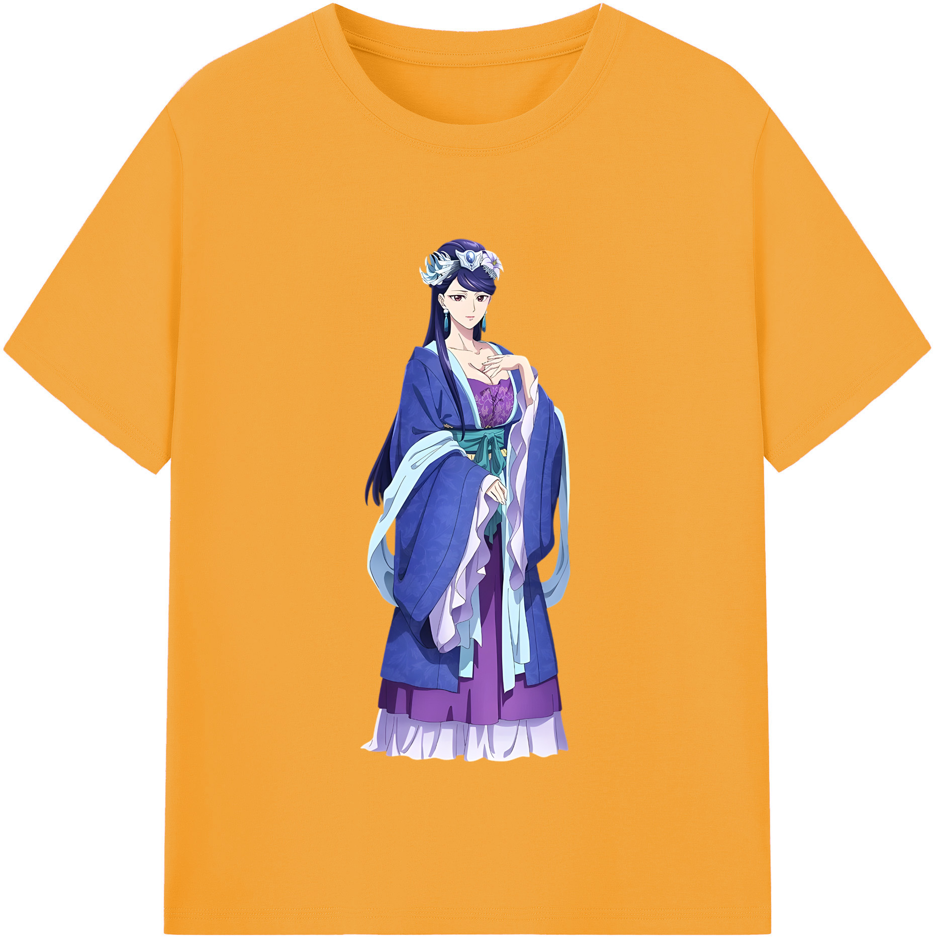 （画像用） 薬屋のひとりごと The Apothecary Diaries レディースカジュアルプリントTシャツ（綿100％）
