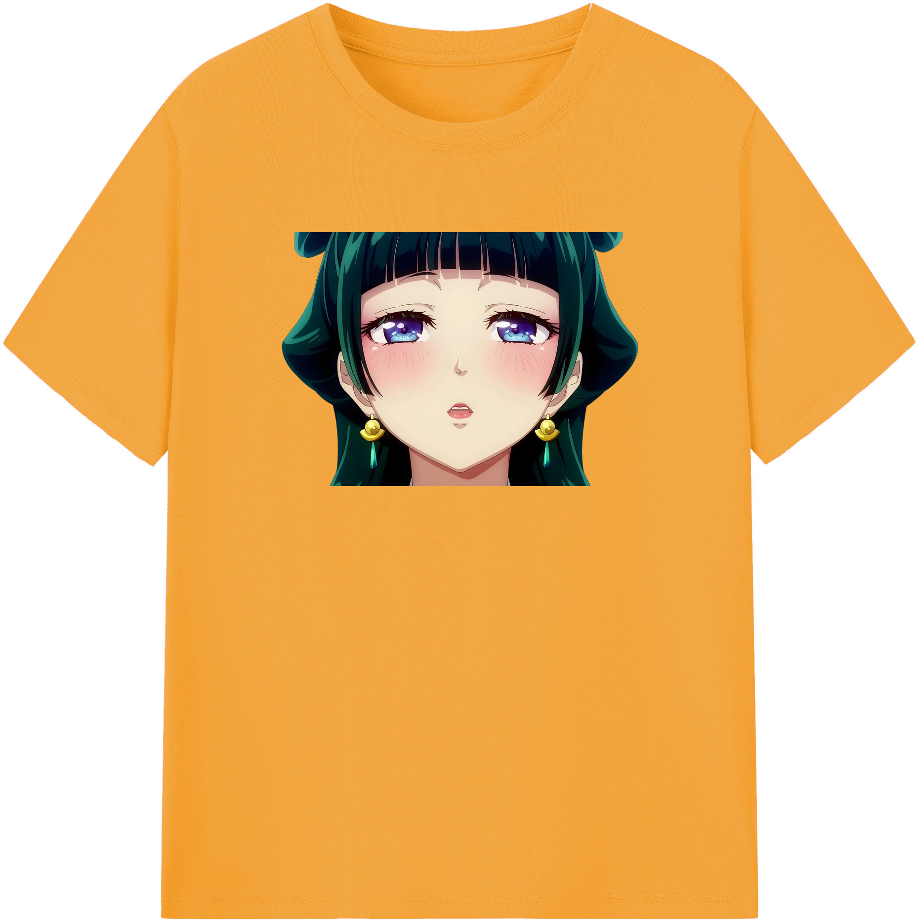 （画像用） 薬屋のひとりごと The Apothecary Diaries レディースカジュアルプリントTシャツ（綿100％）