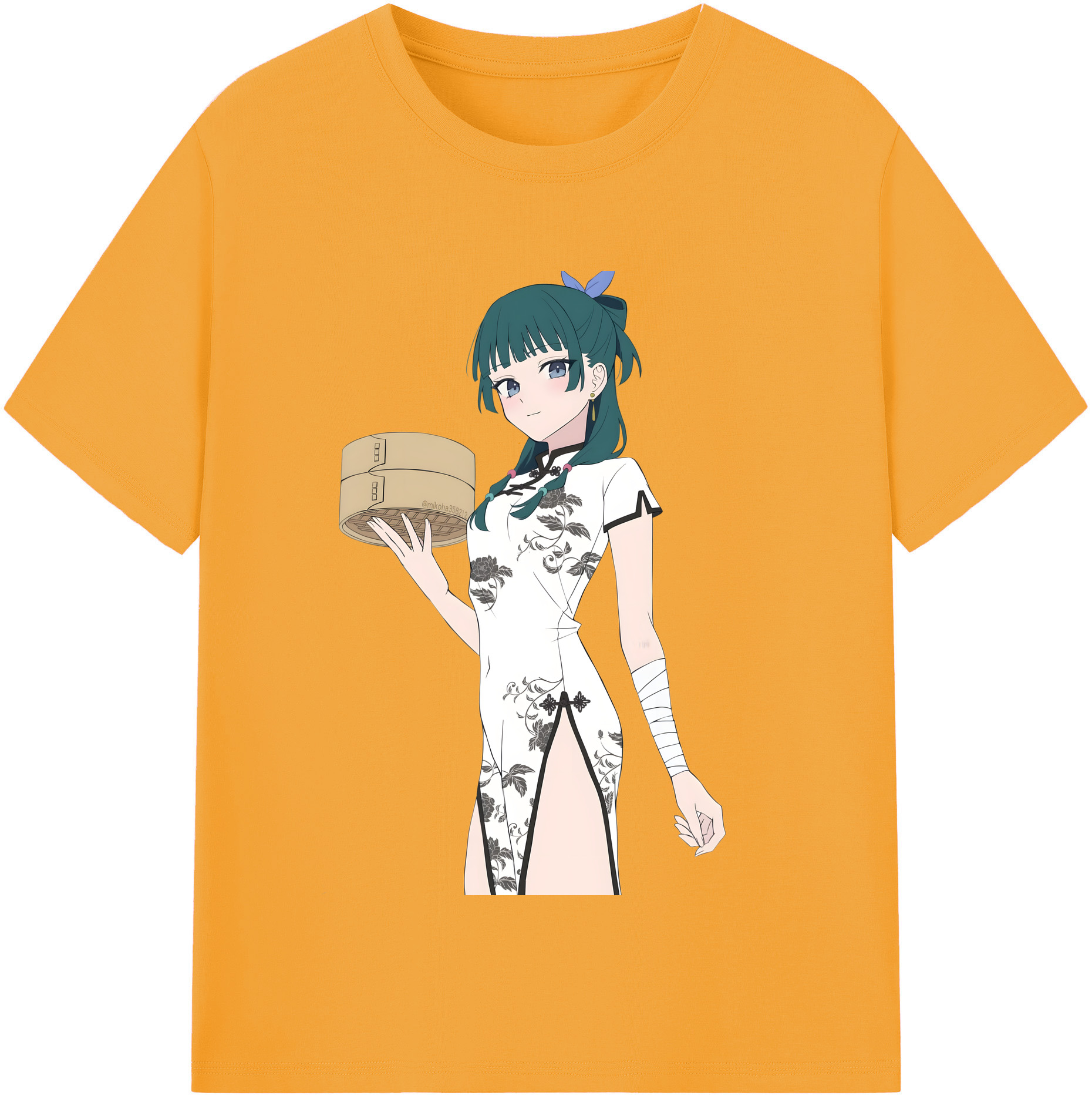 （画像用） 薬屋のひとりごと The Apothecary Diaries レディースカジュアルプリントTシャツ（綿100％）