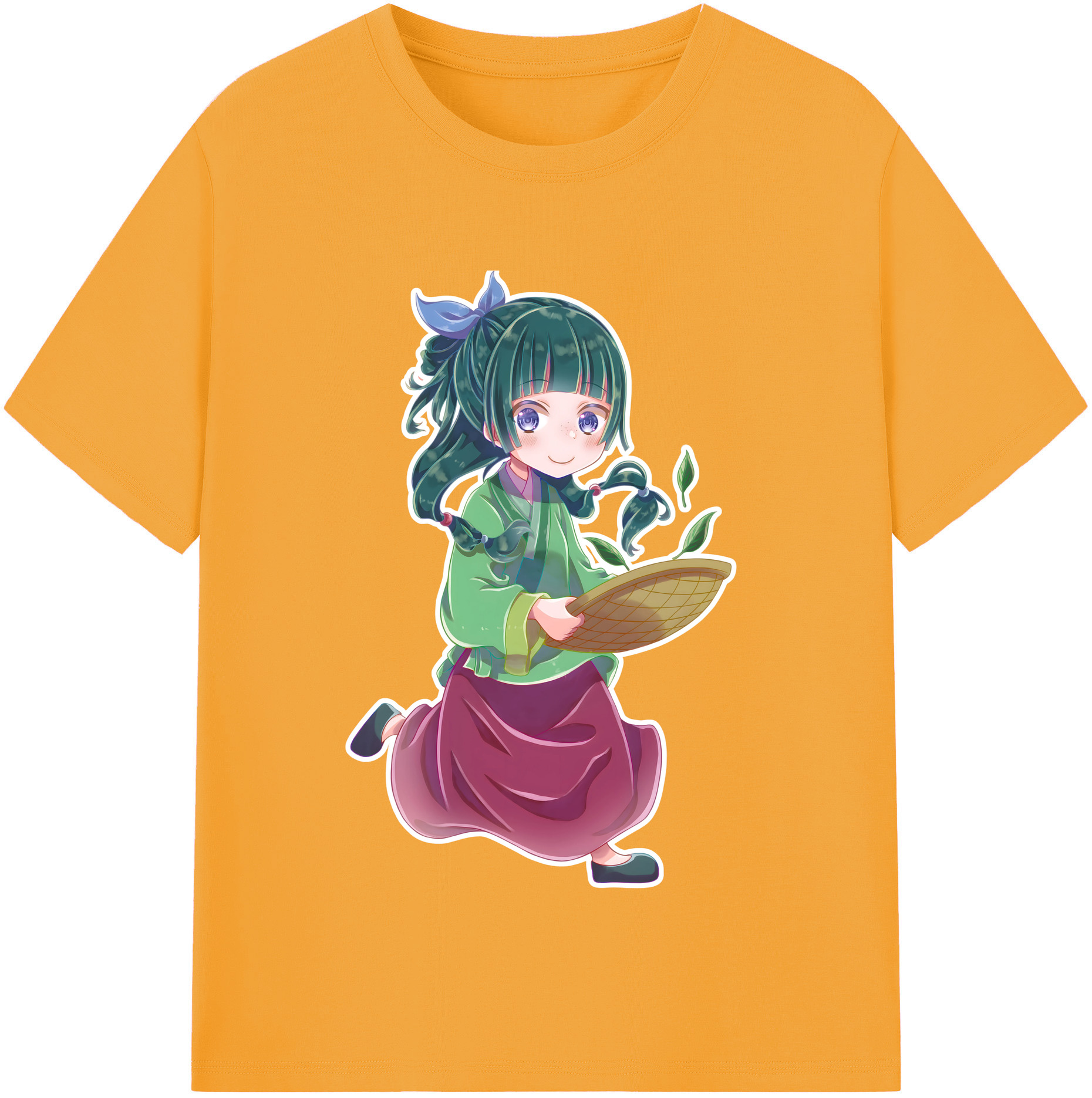 （画像用） 薬屋のひとりごと The Apothecary Diaries レディースカジュアルプリントTシャツ（綿100％）