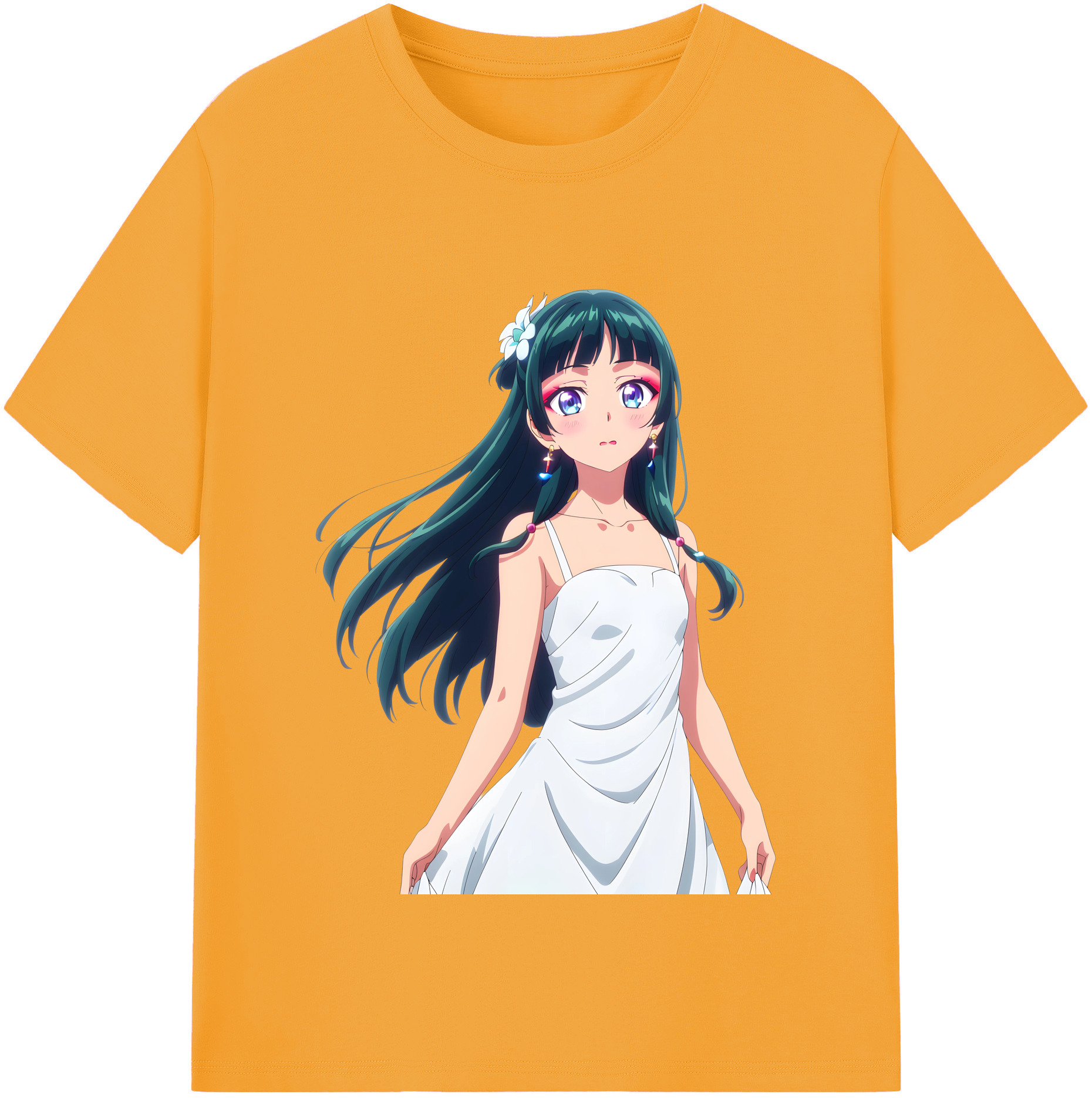 （画像用） 薬屋のひとりごと The Apothecary Diaries レディースカジュアルプリントTシャツ（綿100％）