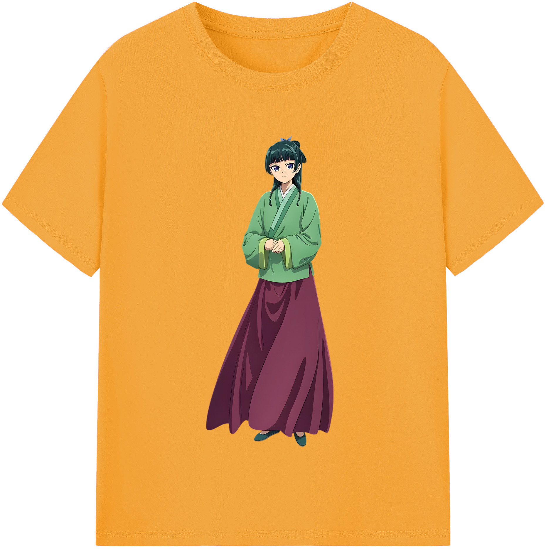 （画像用） 薬屋のひとりごと The Apothecary Diaries レディースカジュアルプリントTシャツ（綿100％）