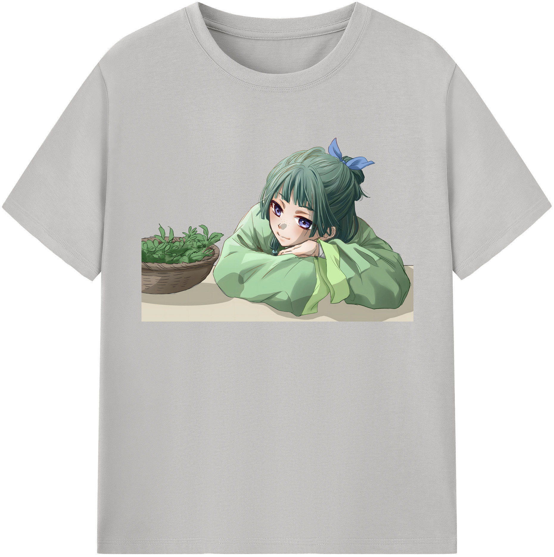 （画像用） 薬屋のひとりごと The Apothecary Diaries レディースカジュアルプリントTシャツ（綿100％）