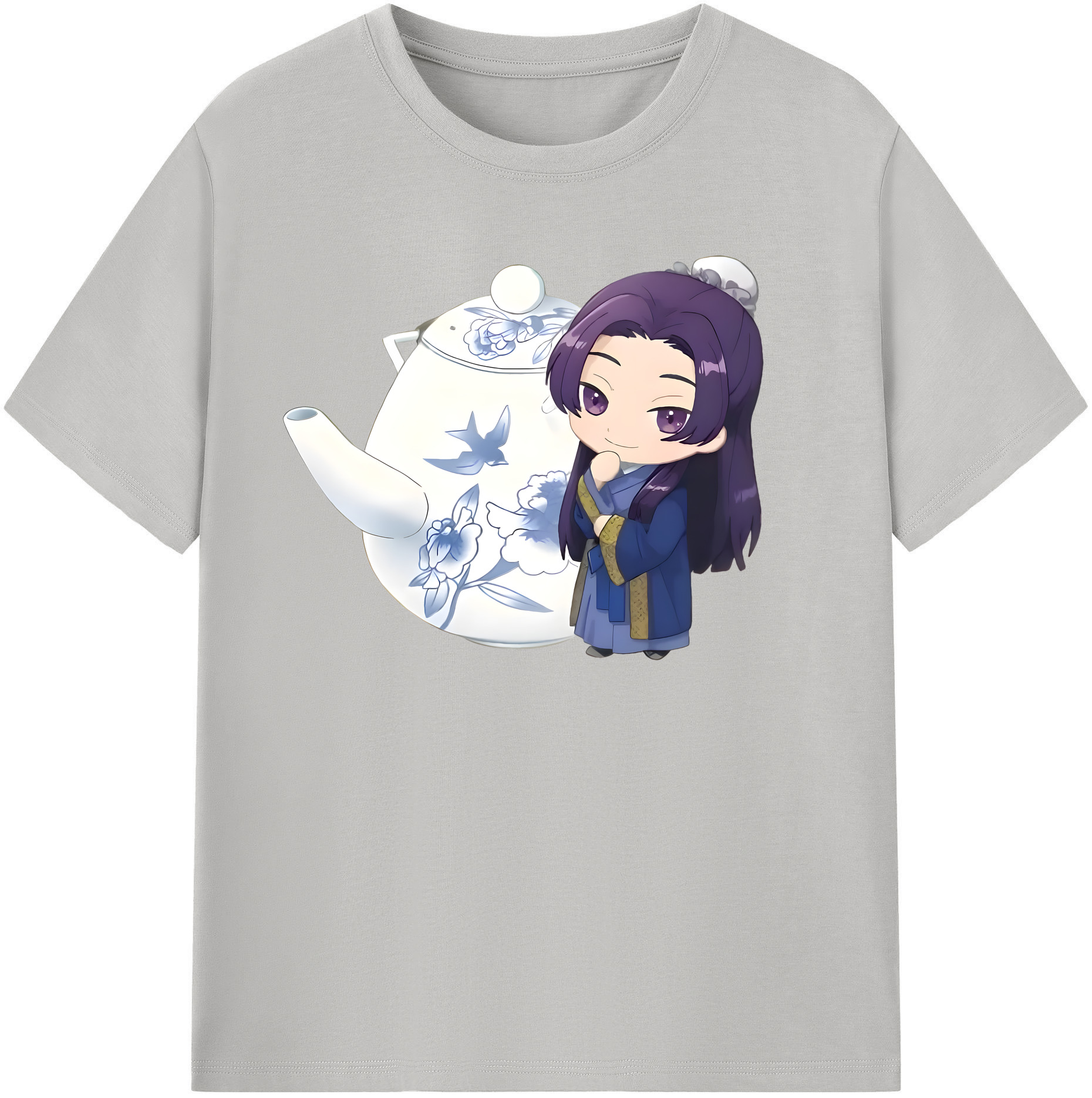 （画像用） 薬屋のひとりごと The Apothecary Diaries レディースカジュアルプリントTシャツ（綿100％）