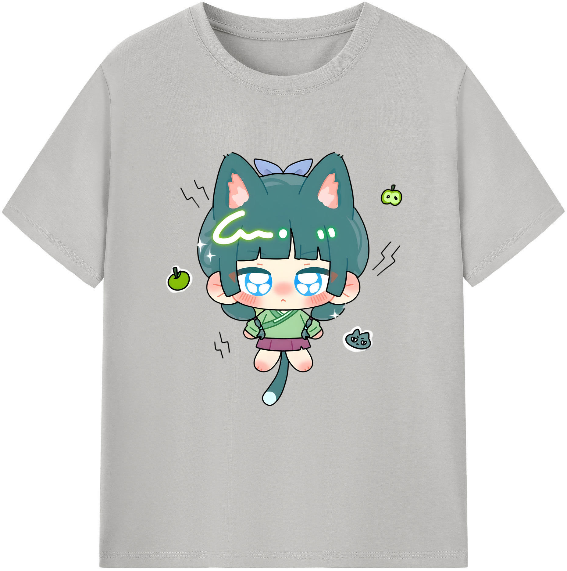 （画像用） 薬屋のひとりごと The Apothecary Diaries レディースカジュアルプリントTシャツ（綿100％）