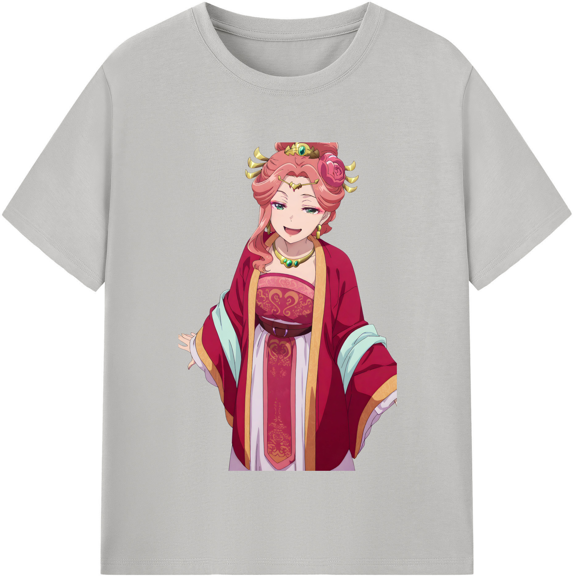 （画像用） 薬屋のひとりごと The Apothecary Diaries レディースカジュアルプリントTシャツ（綿100％）