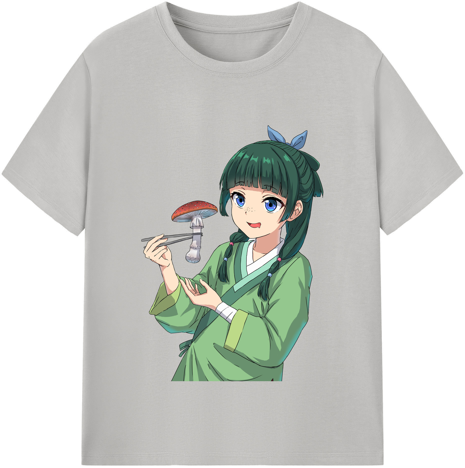 （画像用） 薬屋のひとりごと The Apothecary Diaries レディースカジュアルプリントTシャツ（綿100％）