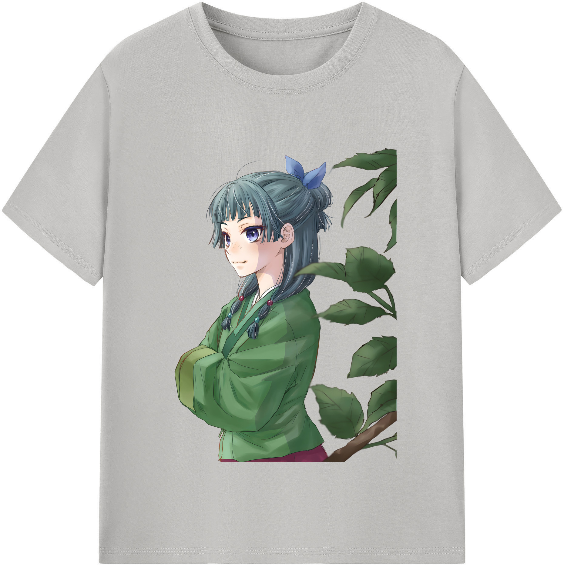 （画像用） 薬屋のひとりごと The Apothecary Diaries レディースカジュアルプリントTシャツ（綿100％）
