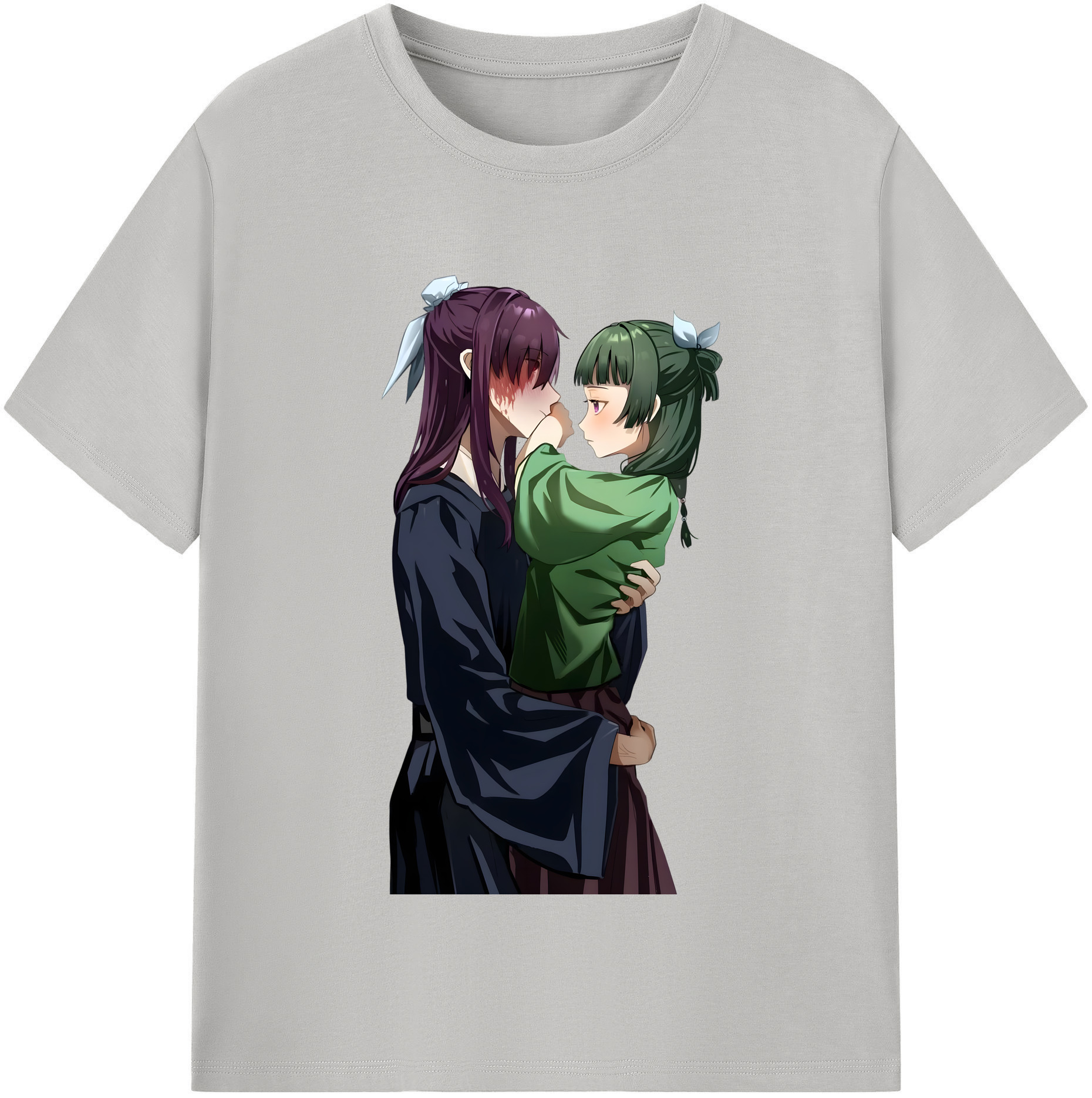 （画像用） 薬屋のひとりごと The Apothecary Diaries レディースカジュアルプリントTシャツ（綿100％）