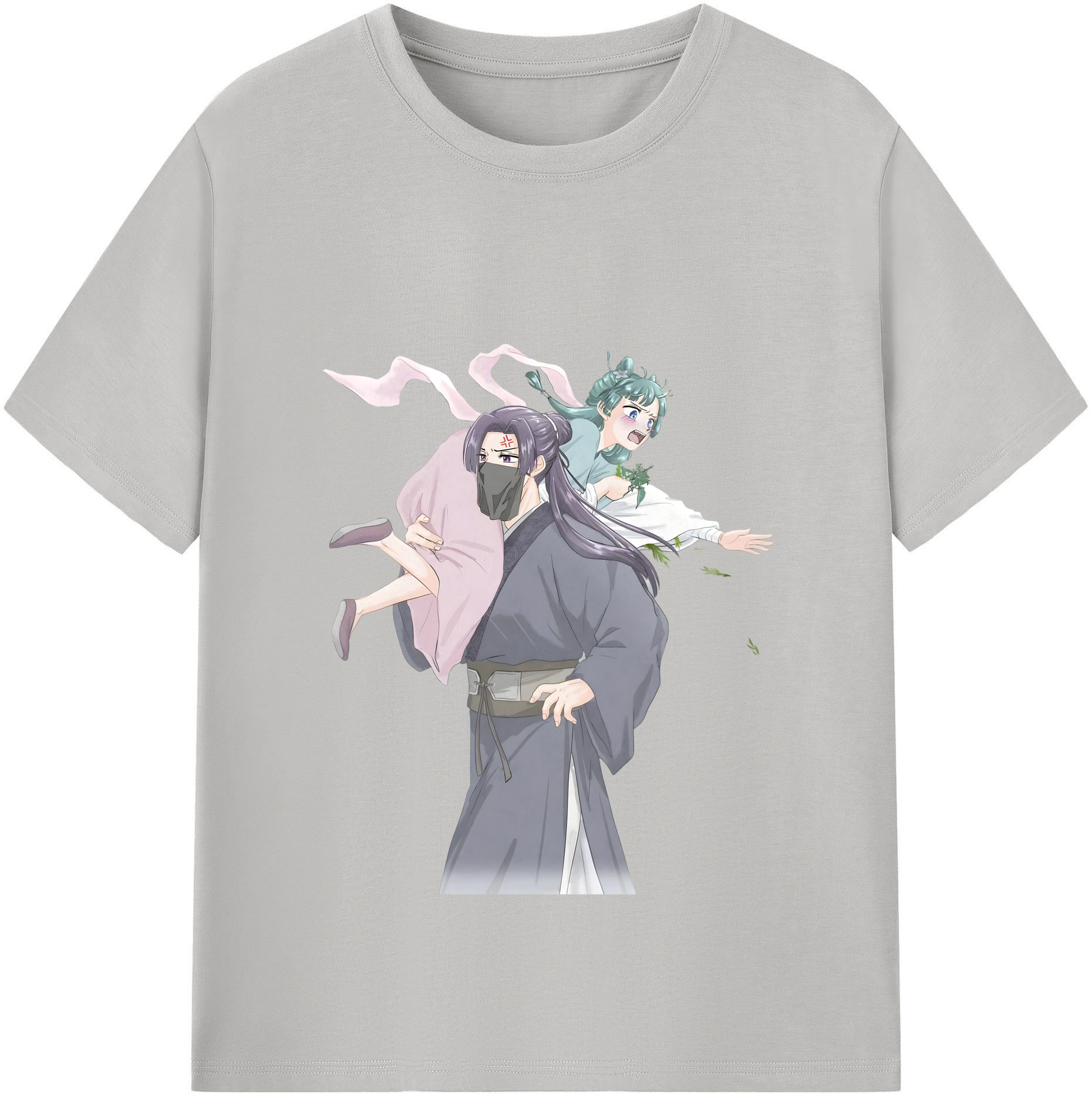 （画像用） 薬屋のひとりごと The Apothecary Diaries レディースカジュアルプリントTシャツ（綿100％）