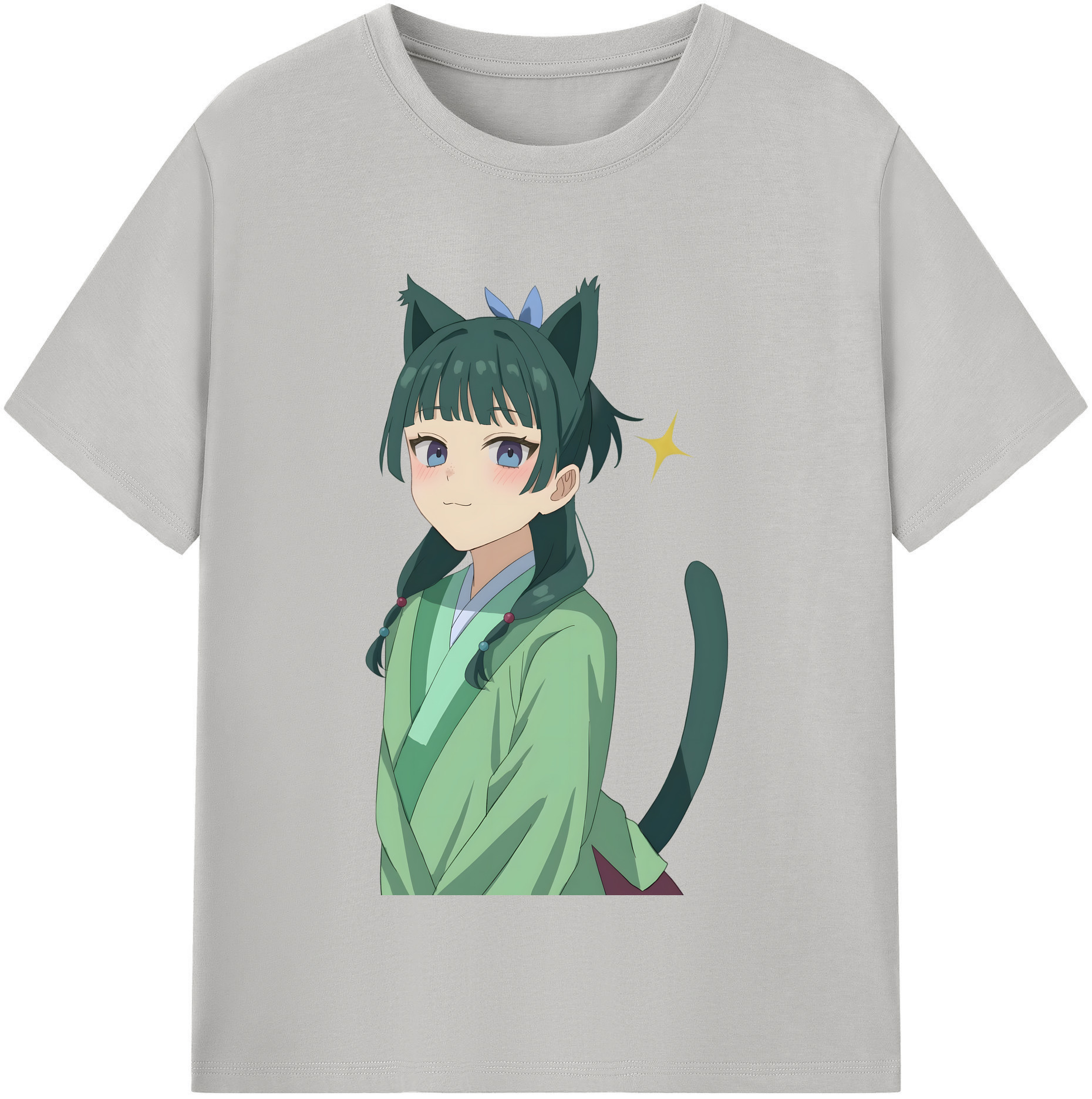 （画像用） 薬屋のひとりごと The Apothecary Diaries レディースカジュアルプリントTシャツ（綿100％）