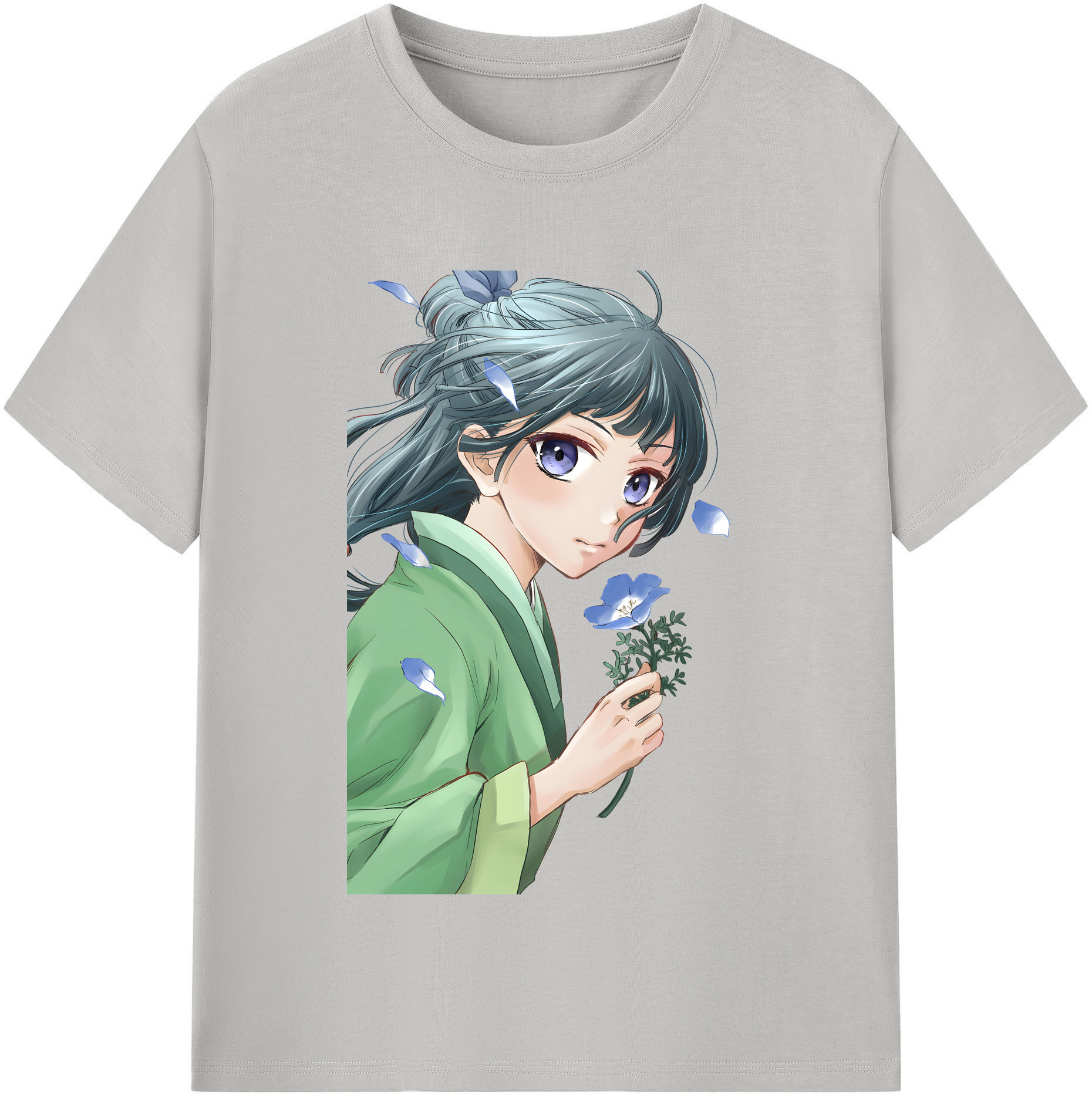 （画像用） 薬屋のひとりごと The Apothecary Diaries レディースカジュアルプリントTシャツ（綿100％）