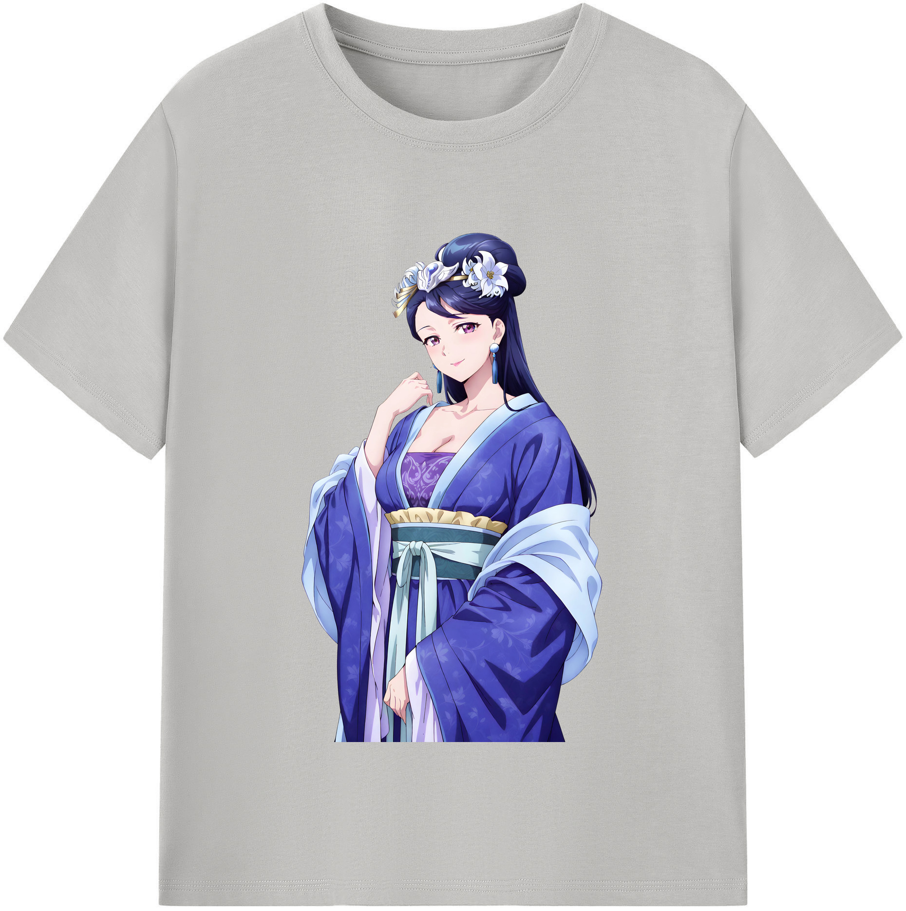 （画像用） 薬屋のひとりごと The Apothecary Diaries レディースカジュアルプリントTシャツ（綿100％）