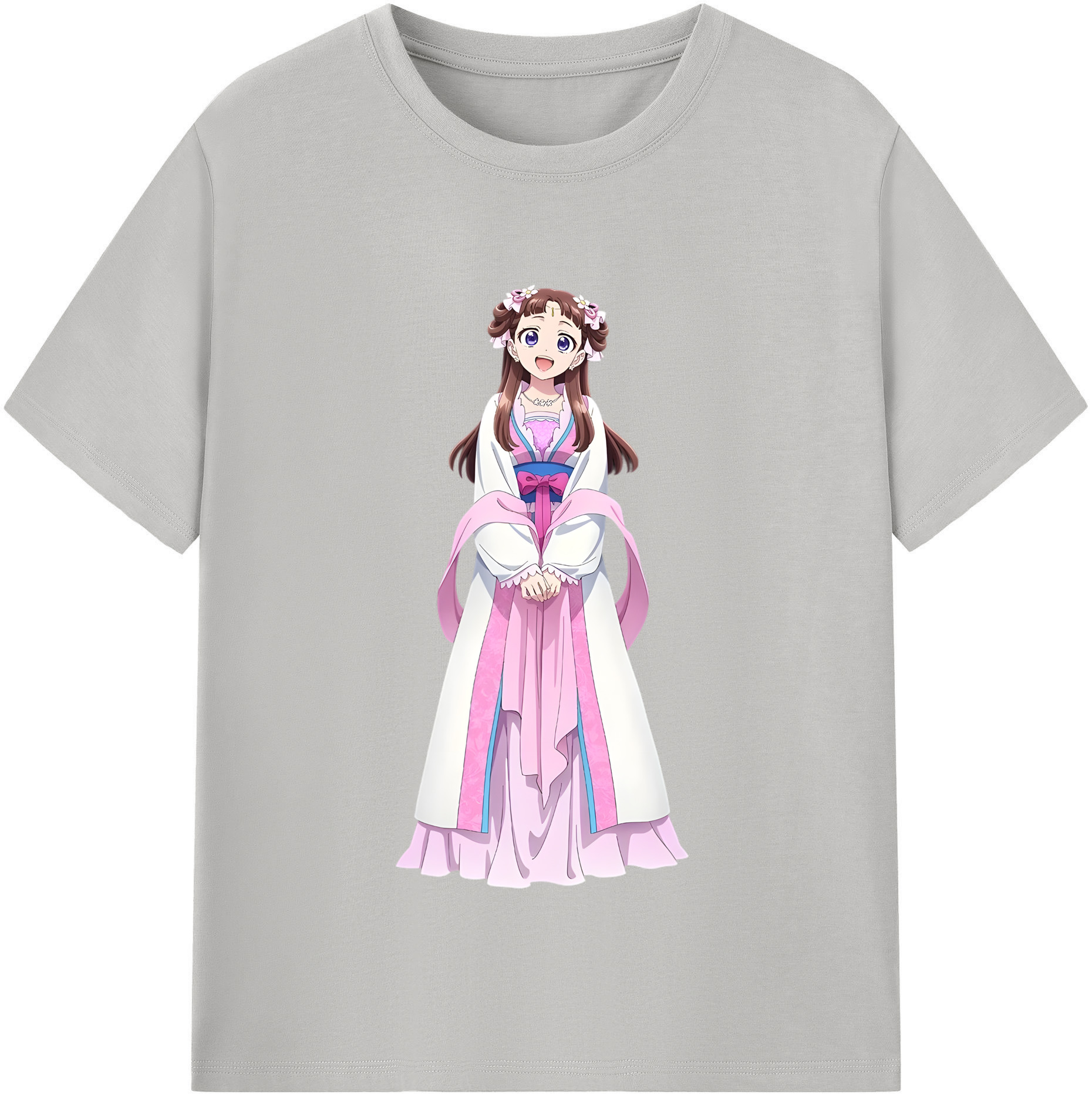 （画像用） 薬屋のひとりごと The Apothecary Diaries レディースカジュアルプリントTシャツ（綿100％）