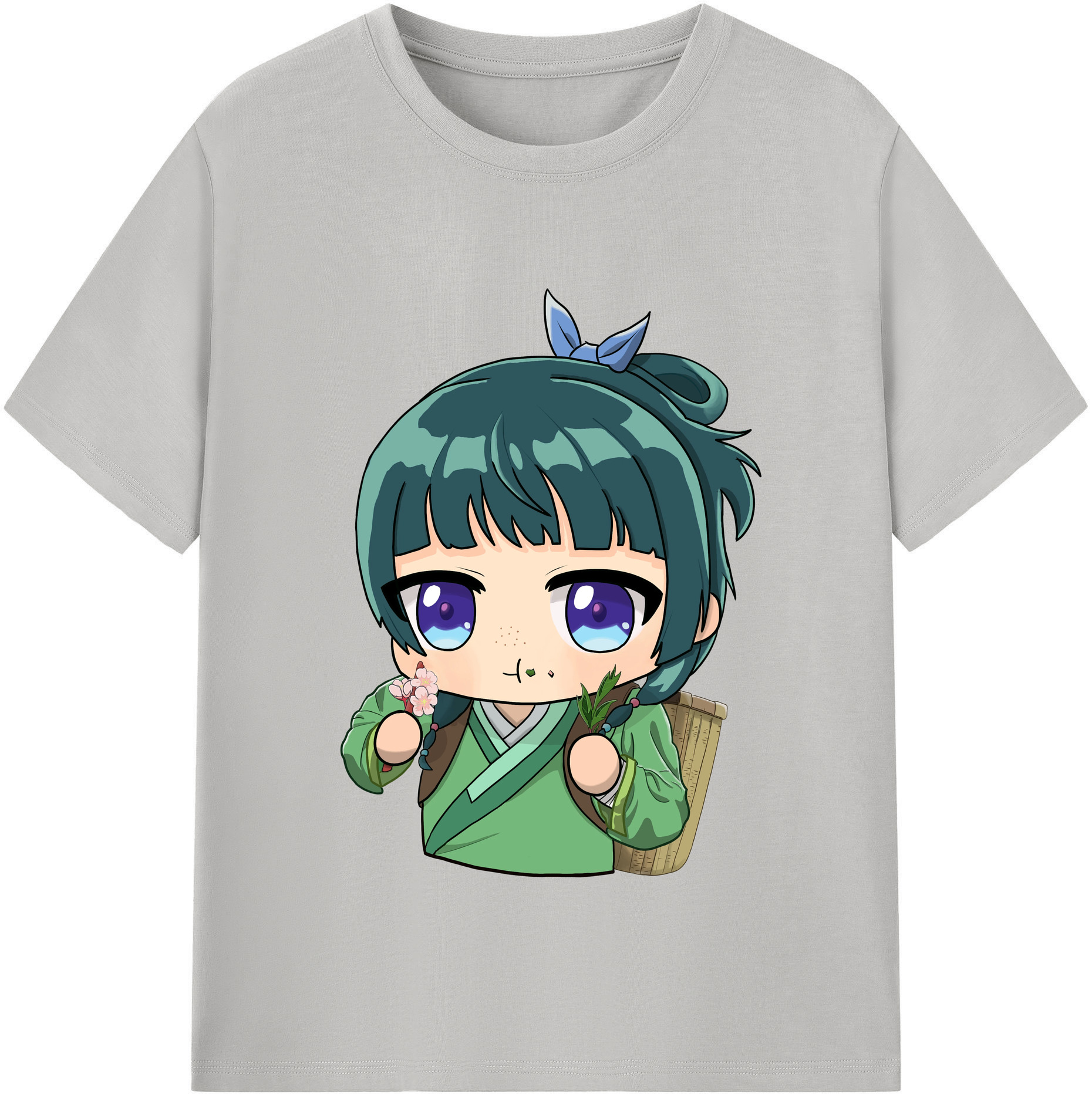 （画像用） 薬屋のひとりごと The Apothecary Diaries レディースカジュアルプリントTシャツ（綿100％）