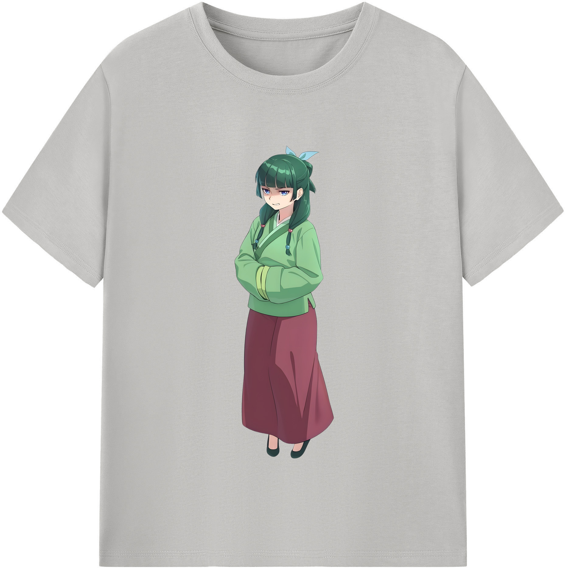 （画像用） 薬屋のひとりごと The Apothecary Diaries レディースカジュアルプリントTシャツ（綿100％）
