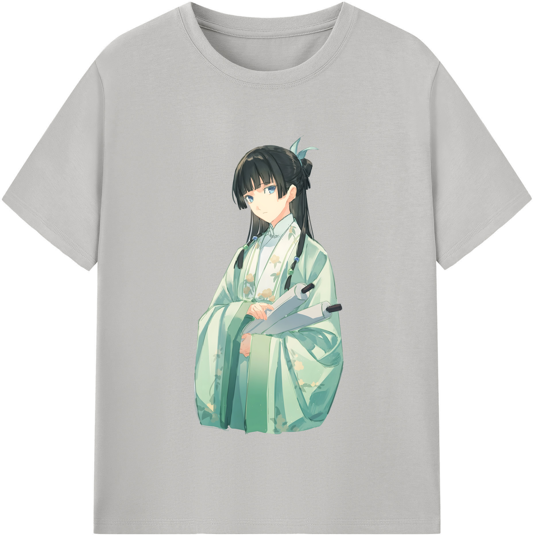 （画像用） 薬屋のひとりごと The Apothecary Diaries レディースカジュアルプリントTシャツ（綿100％）