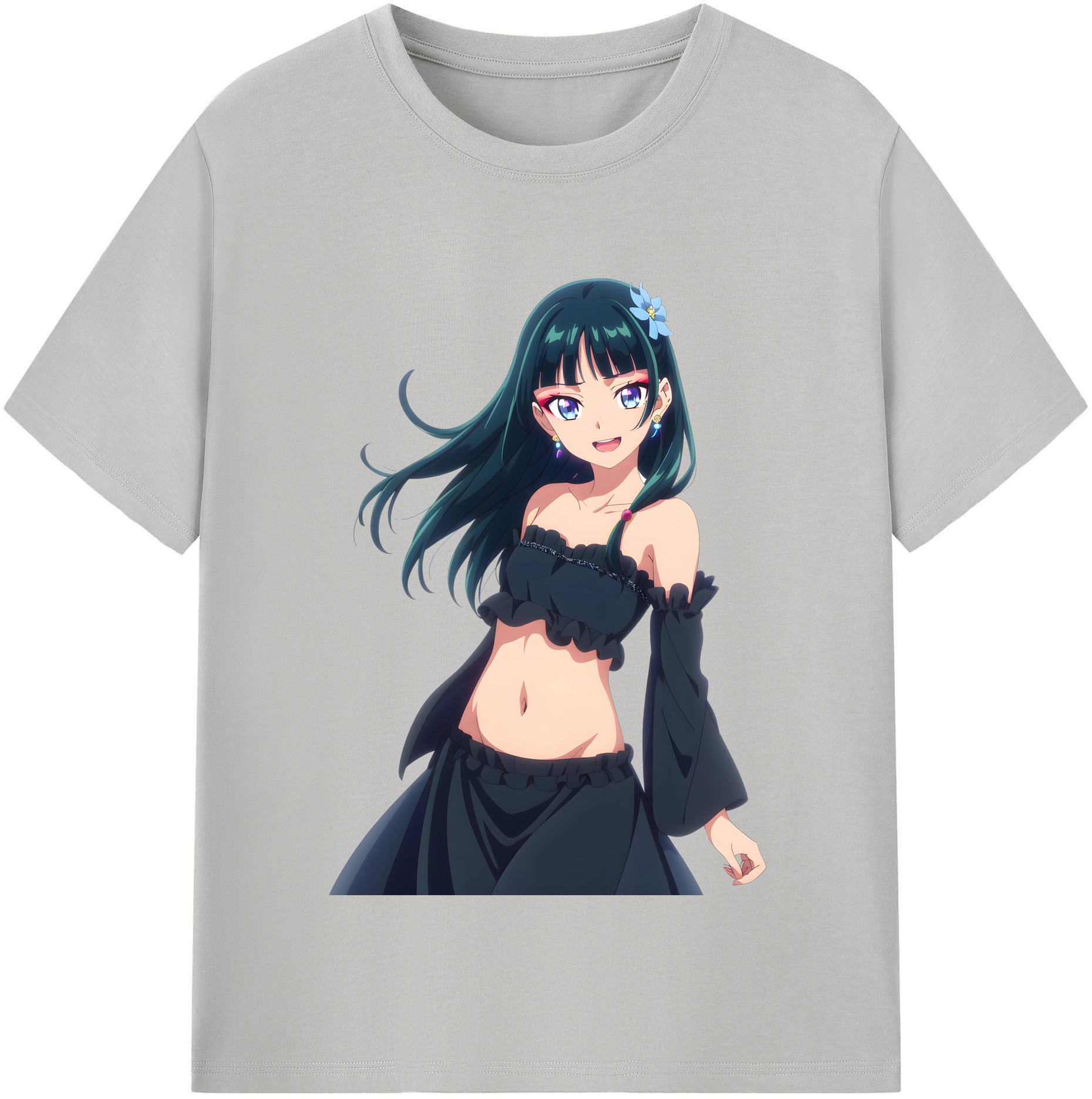 （画像用） 薬屋のひとりごと The Apothecary Diaries レディースカジュアルプリントTシャツ（綿100％）