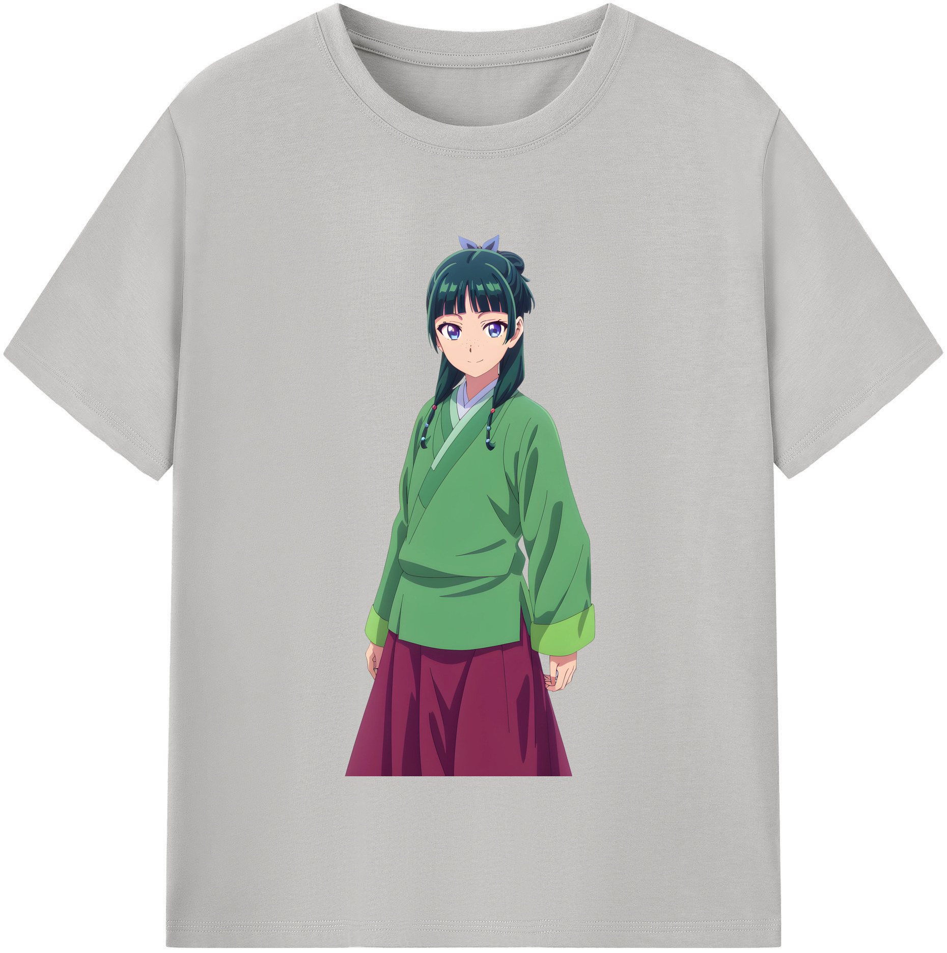（画像用） 薬屋のひとりごと The Apothecary Diaries レディースカジュアルプリントTシャツ（綿100％）