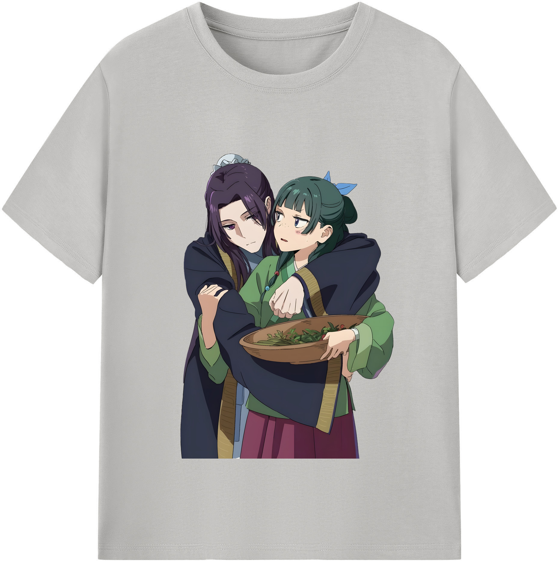 （画像用） 薬屋のひとりごと The Apothecary Diaries レディースカジュアルプリントTシャツ（綿100％）