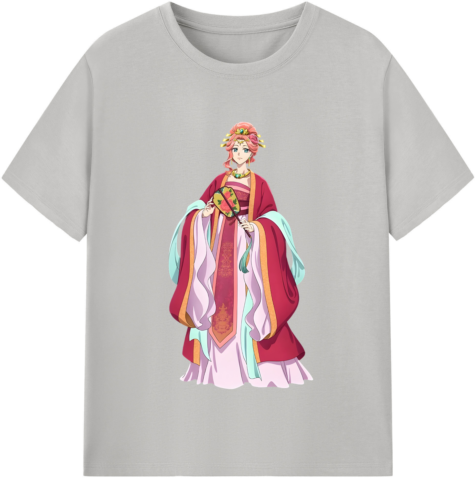 （画像用） 薬屋のひとりごと The Apothecary Diaries レディースカジュアルプリントTシャツ（綿100％）
