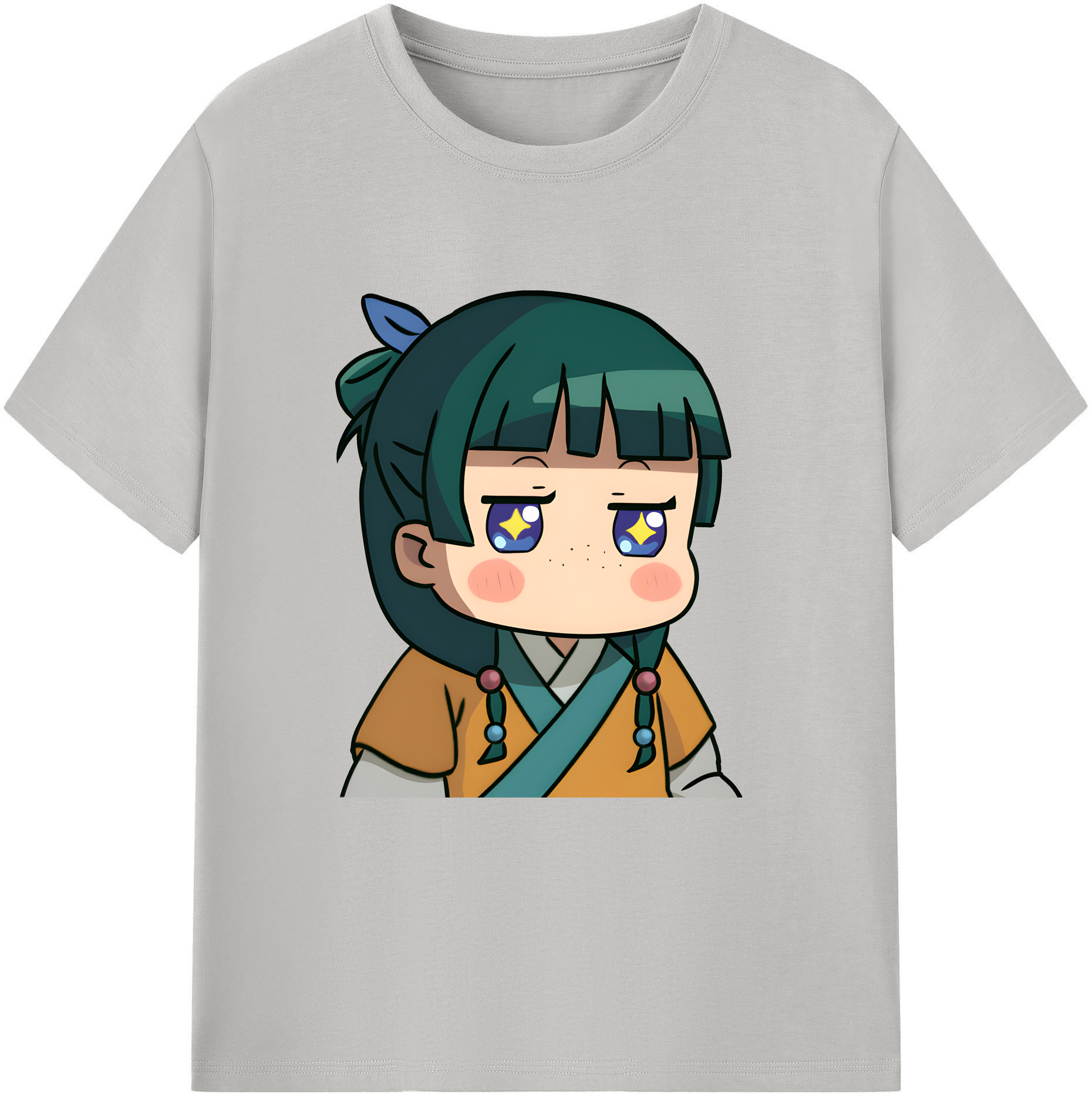 （画像用） 薬屋のひとりごと The Apothecary Diaries レディースカジュアルプリントTシャツ（綿100％）