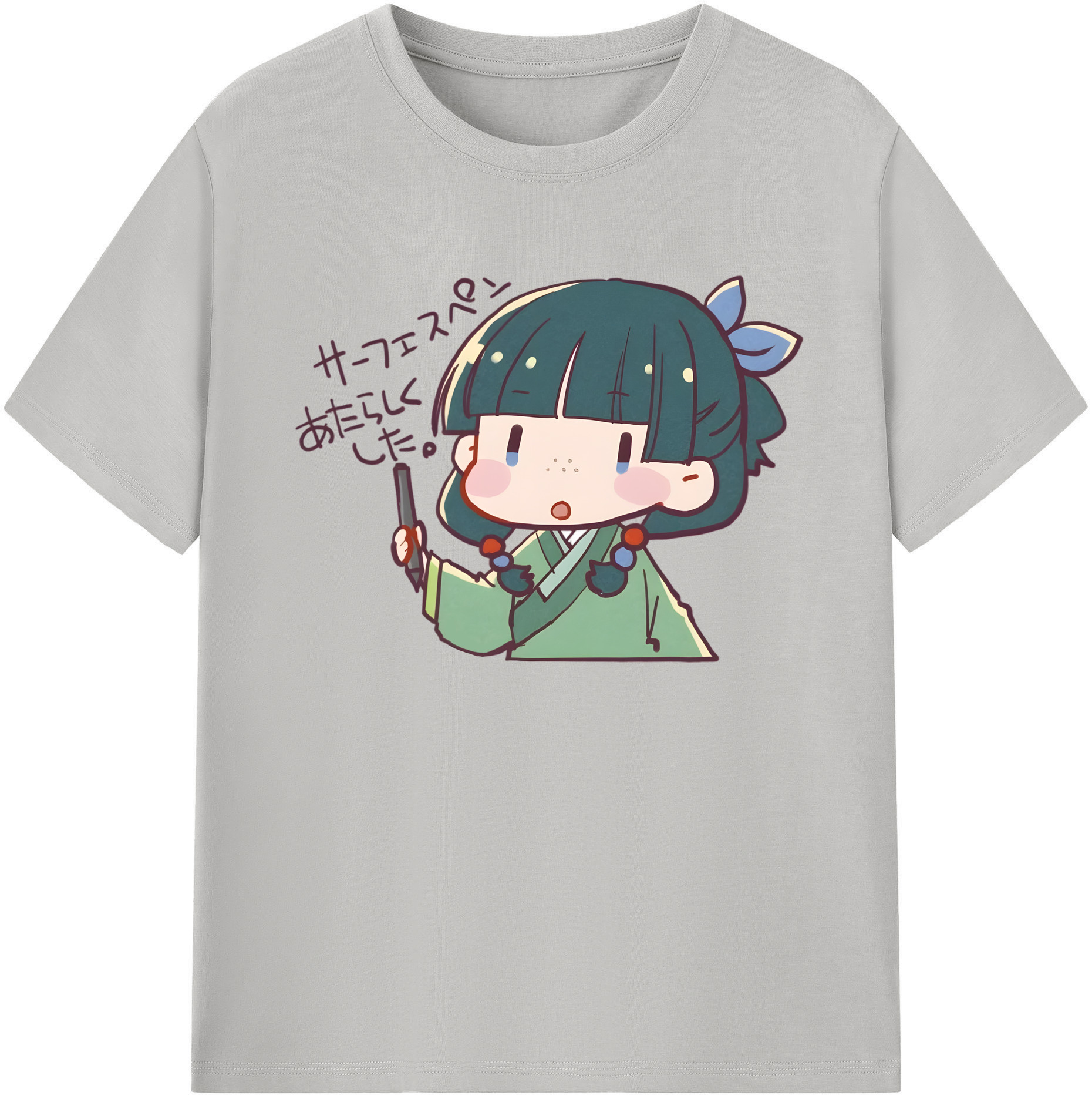 （画像用） 薬屋のひとりごと The Apothecary Diaries レディースカジュアルプリントTシャツ（綿100％）