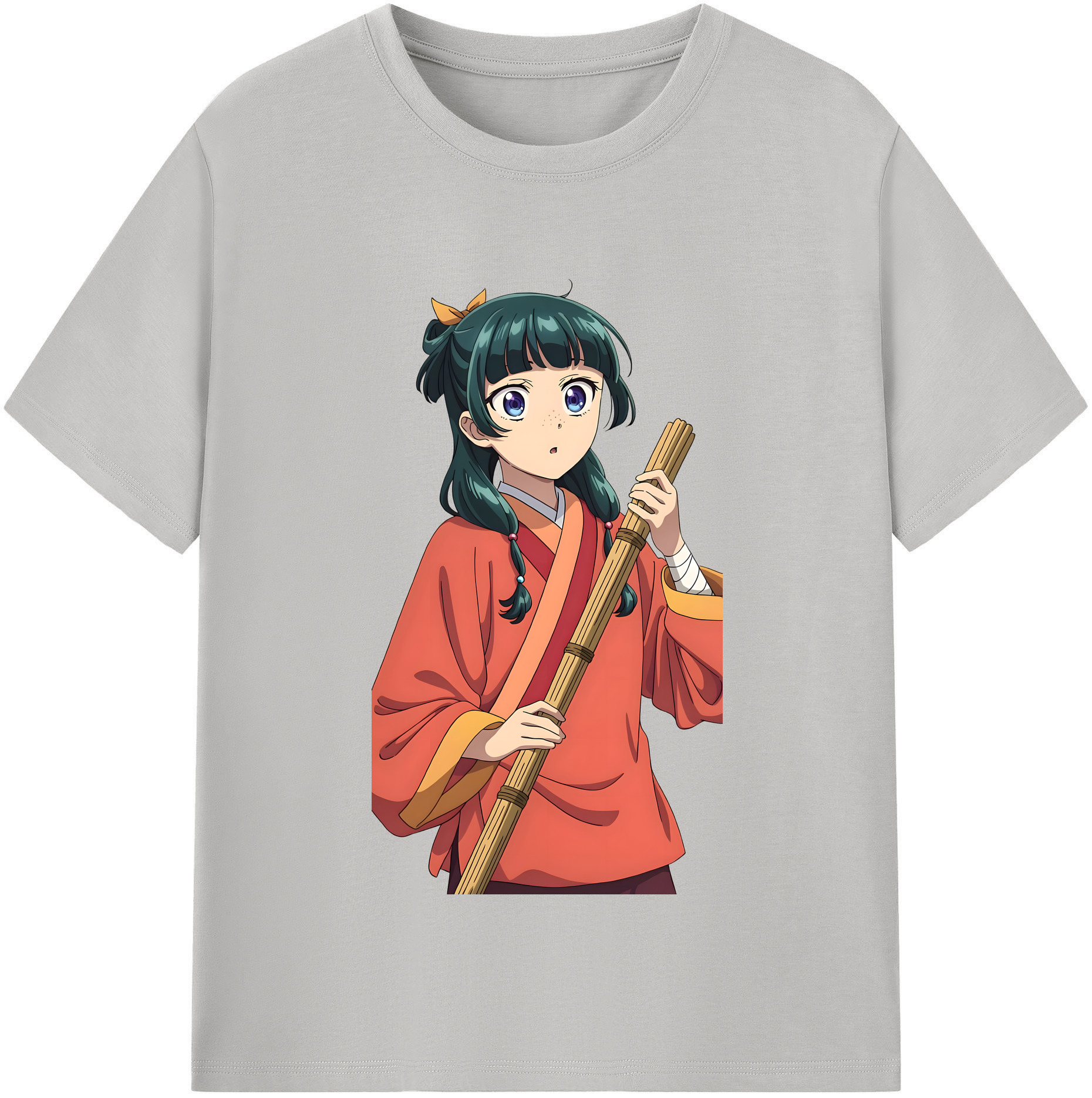 （画像用） 薬屋のひとりごと The Apothecary Diaries レディースカジュアルプリントTシャツ（綿100％）