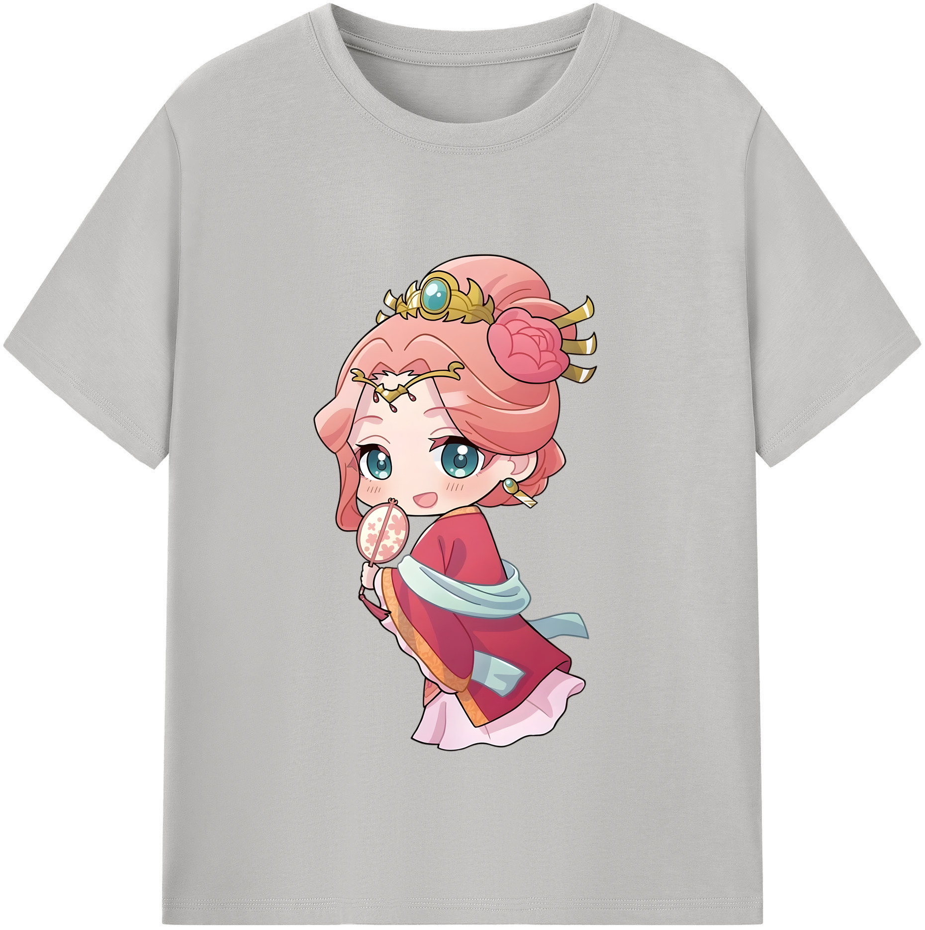 （画像用） 薬屋のひとりごと The Apothecary Diaries レディースカジュアルプリントTシャツ（綿100％）