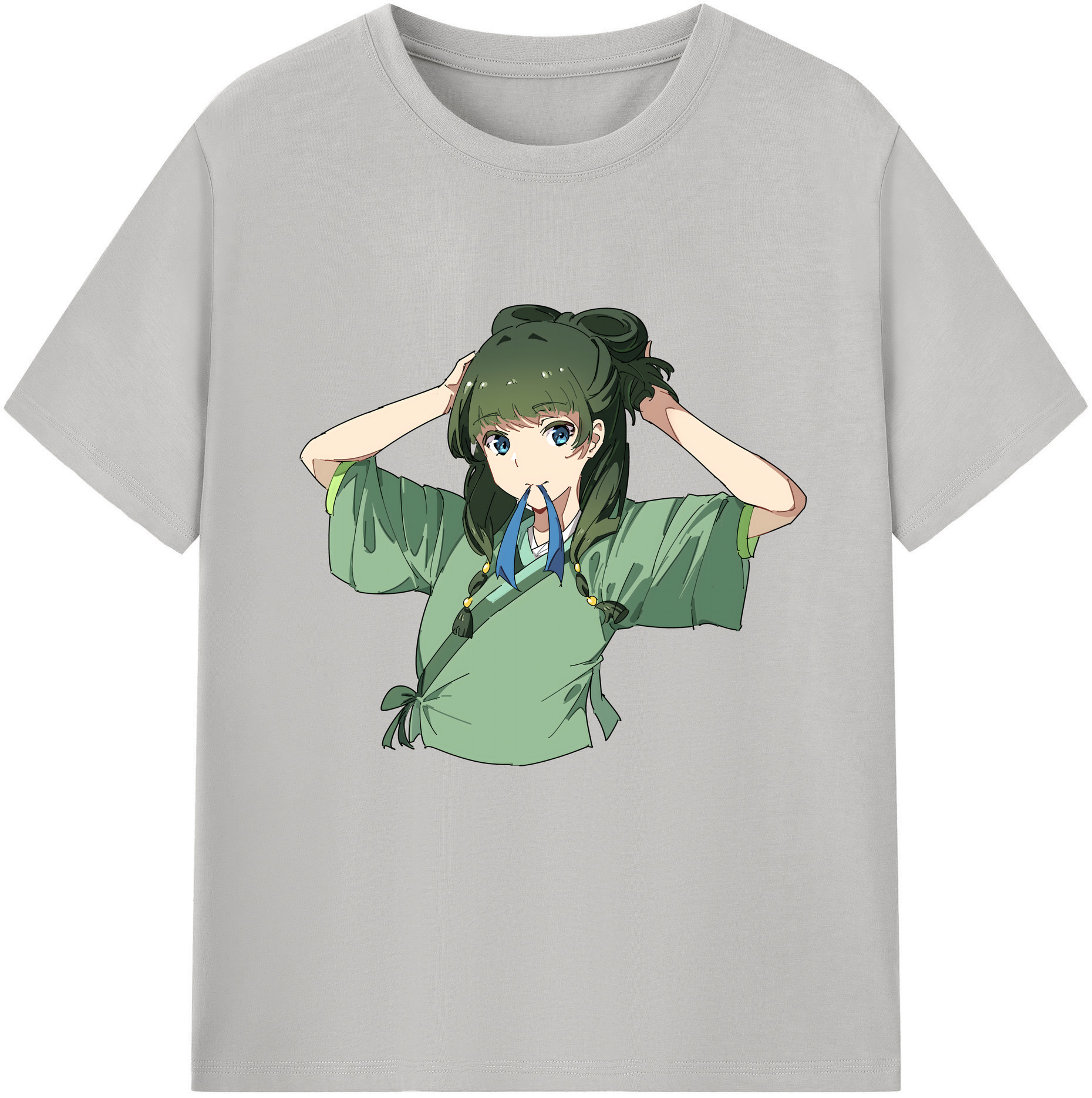 （画像用） 薬屋のひとりごと The Apothecary Diaries レディースカジュアルプリントTシャツ（綿100％）