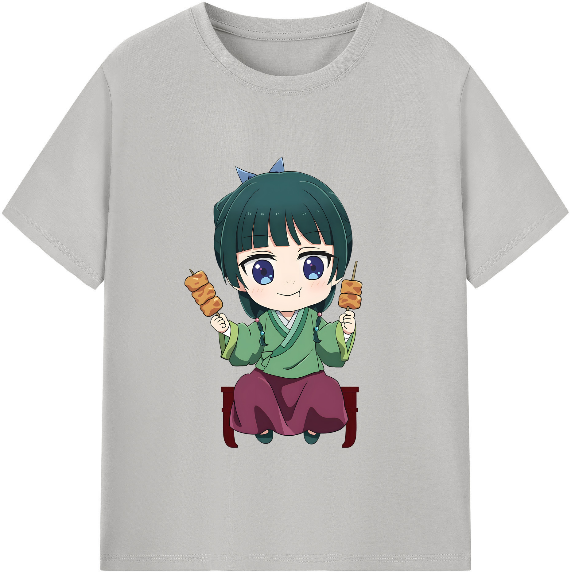 （画像用） 薬屋のひとりごと The Apothecary Diaries レディースカジュアルプリントTシャツ（綿100％）