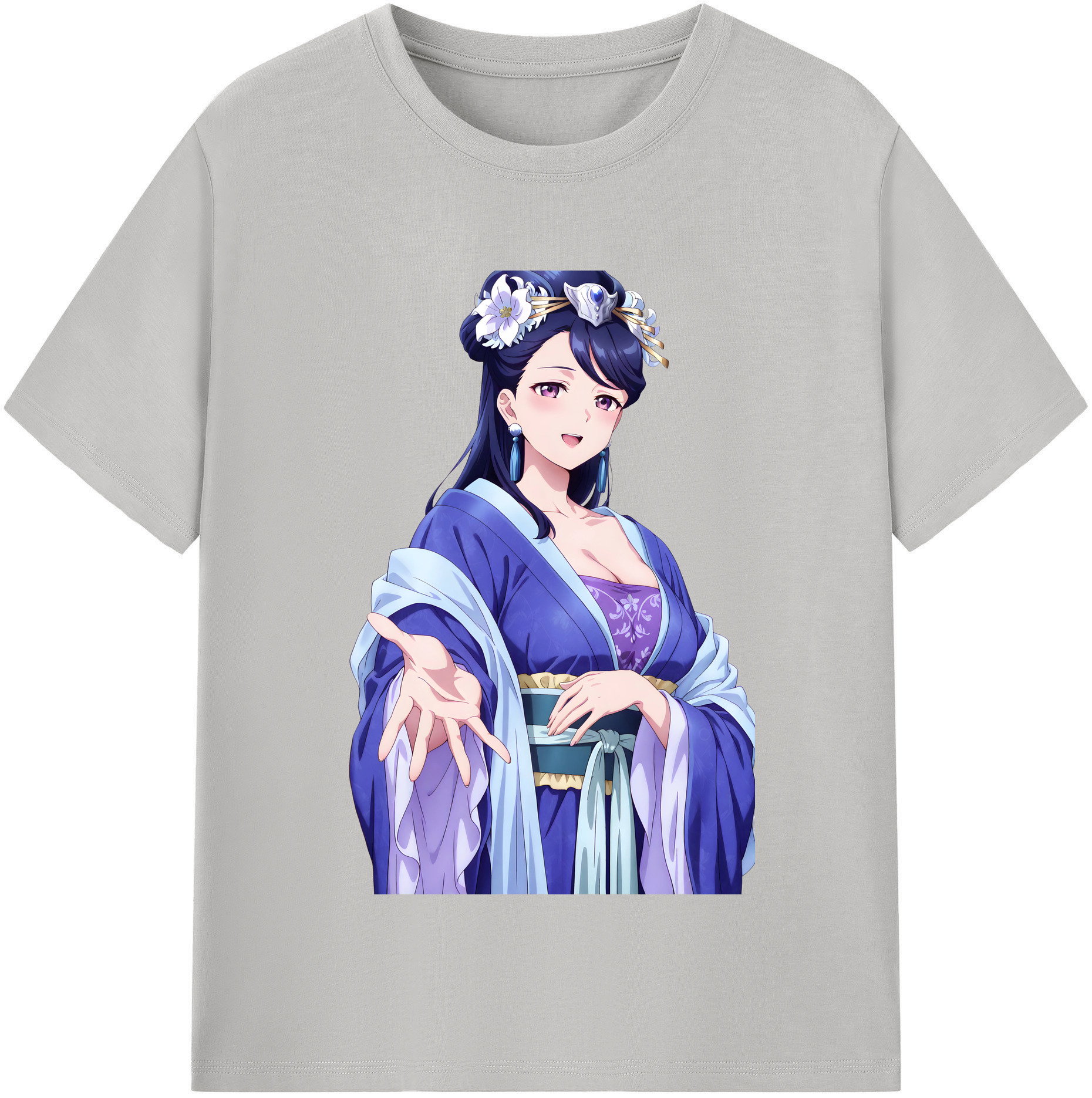 （画像用） 薬屋のひとりごと The Apothecary Diaries レディースカジュアルプリントTシャツ（綿100％）