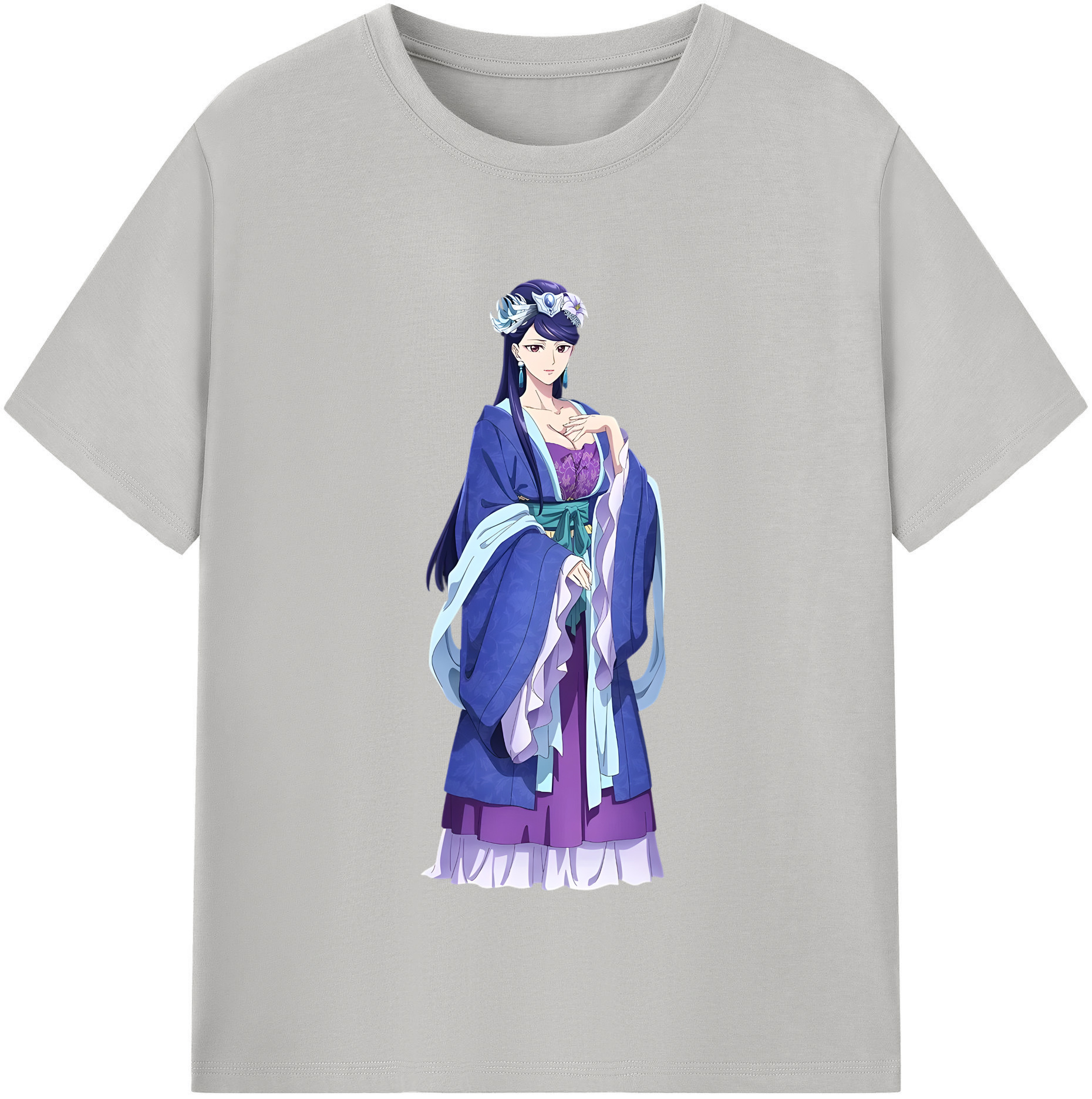 （画像用） 薬屋のひとりごと The Apothecary Diaries レディースカジュアルプリントTシャツ（綿100％）
