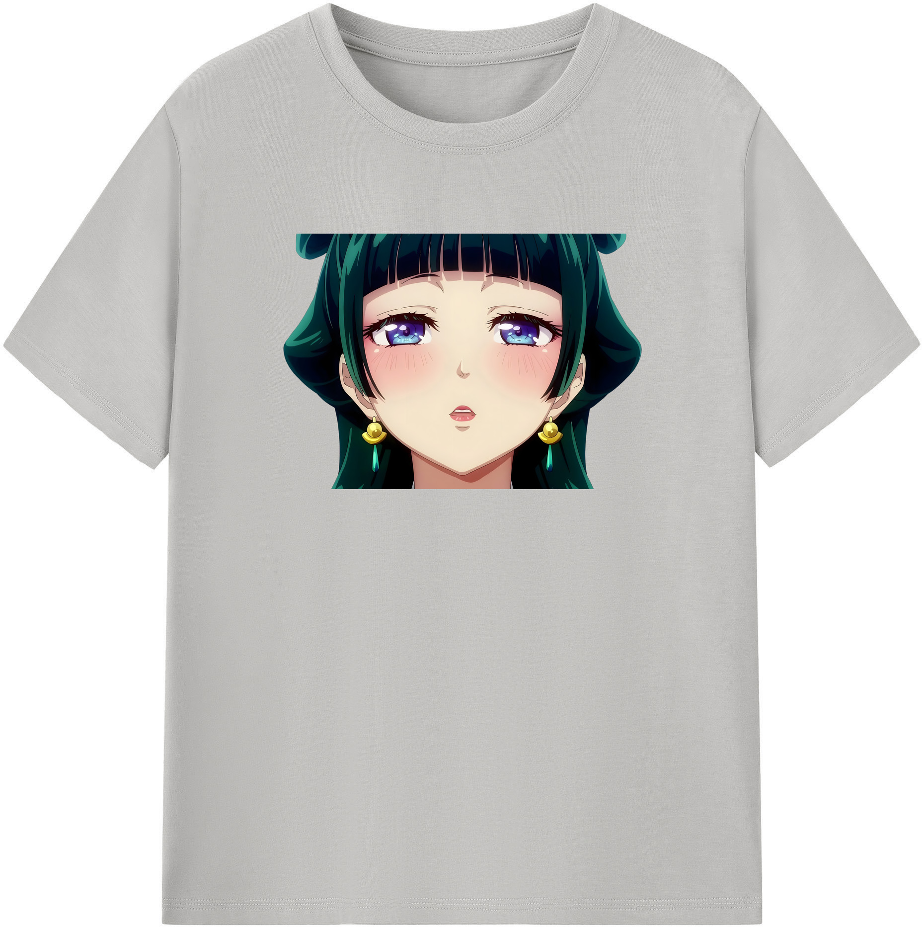 （画像用） 薬屋のひとりごと The Apothecary Diaries レディースカジュアルプリントTシャツ（綿100％）