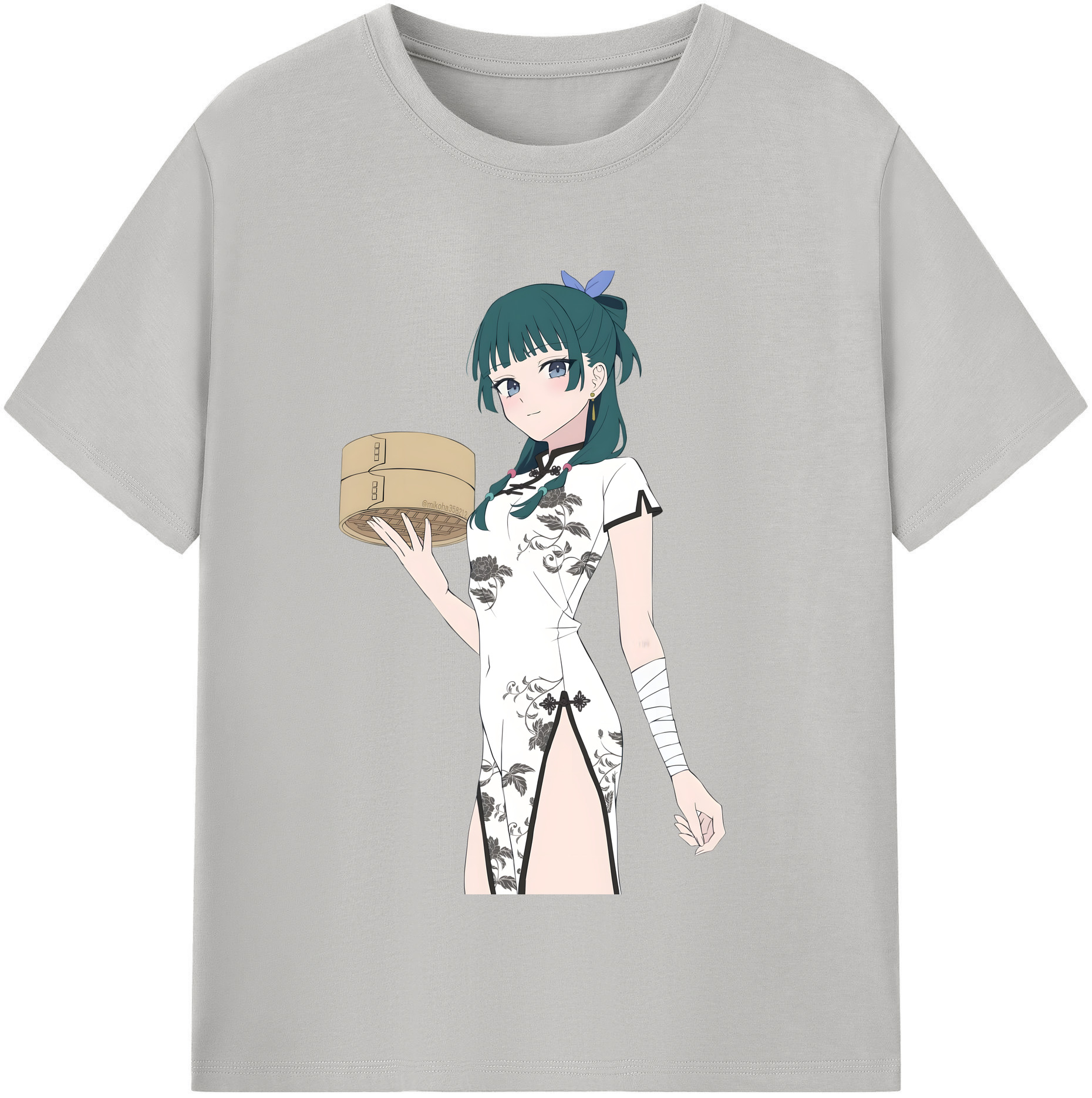 （画像用） 薬屋のひとりごと The Apothecary Diaries レディースカジュアルプリントTシャツ（綿100％）