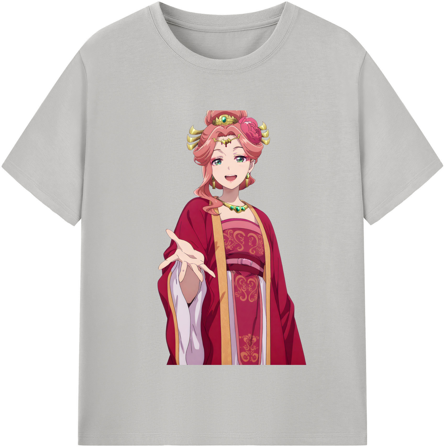 （画像用） 薬屋のひとりごと The Apothecary Diaries レディースカジュアルプリントTシャツ（綿100％）