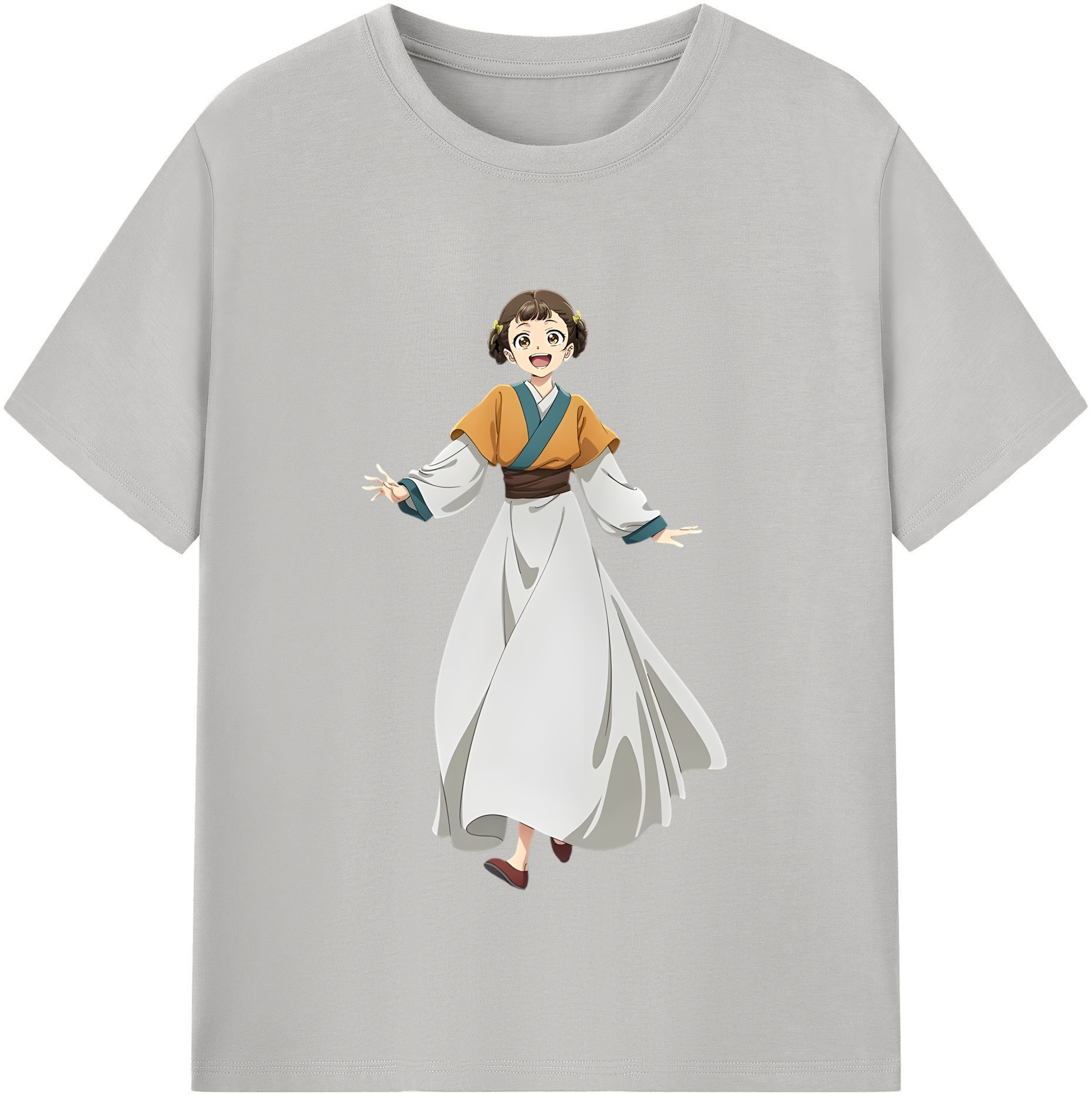 （画像用） 薬屋のひとりごと The Apothecary Diaries レディースカジュアルプリントTシャツ（綿100％）